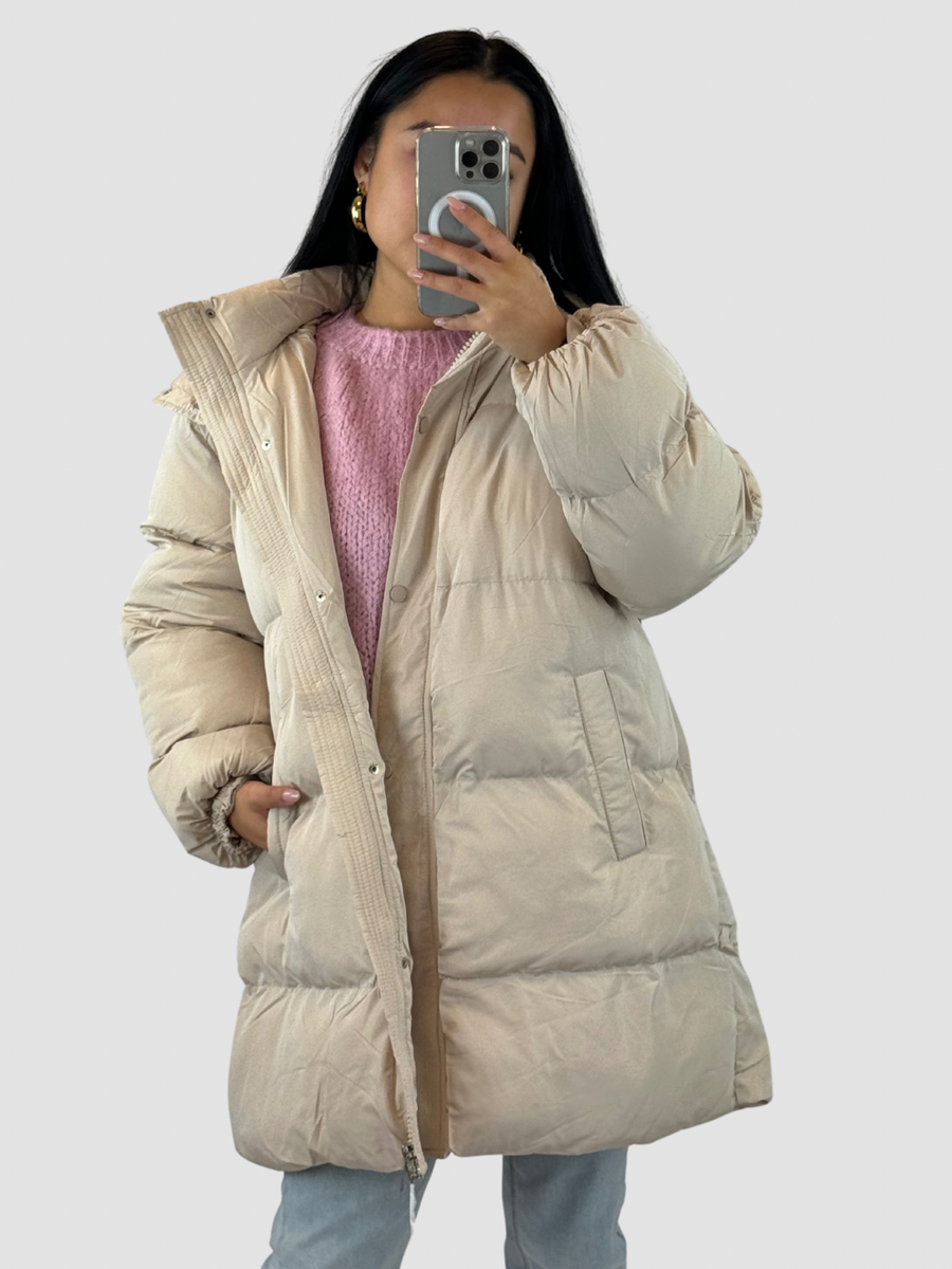 PUFFER JACKET BEIGE