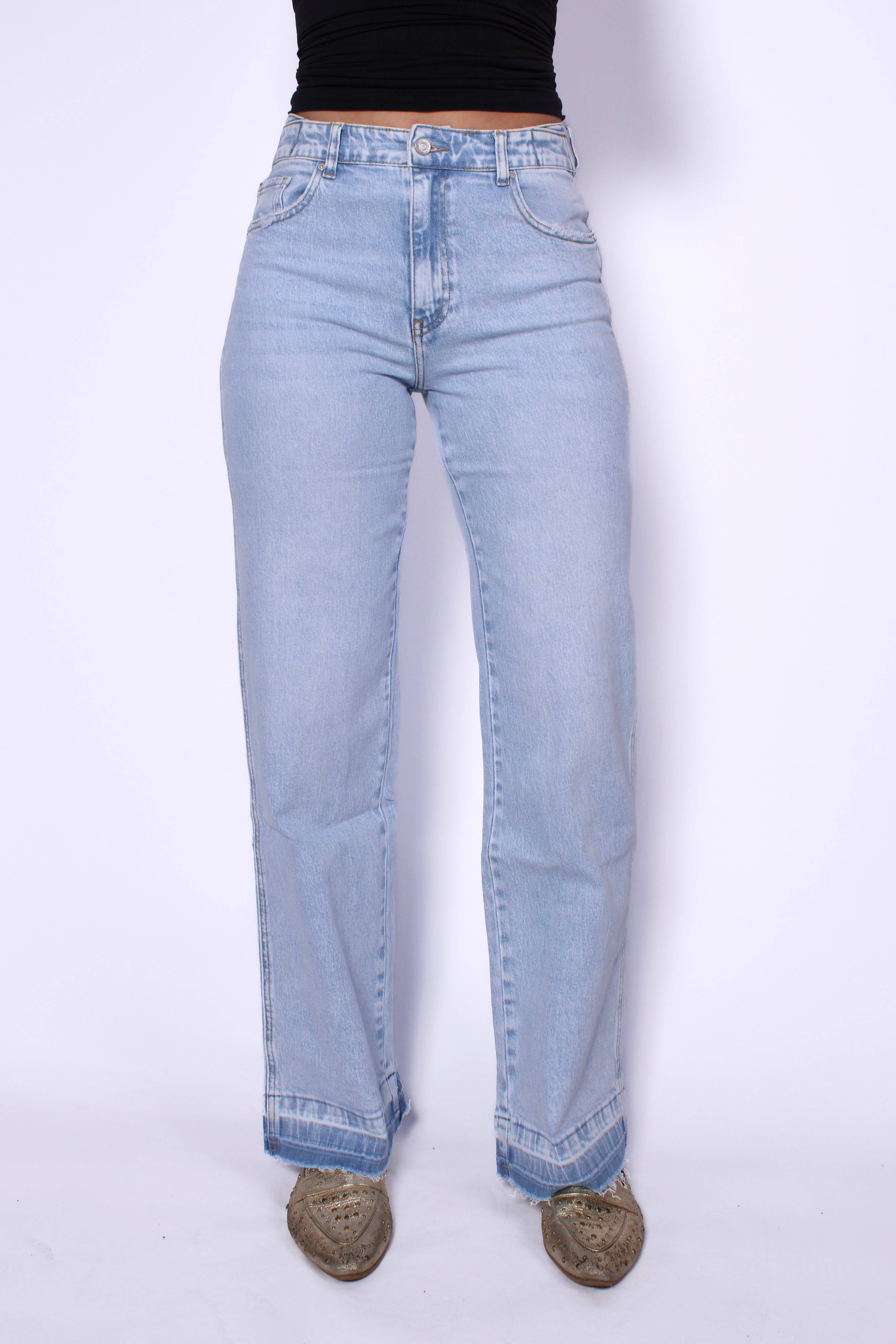 ''TALL'' WIDE LEG JEANS 3788 - LIGHT DENIM