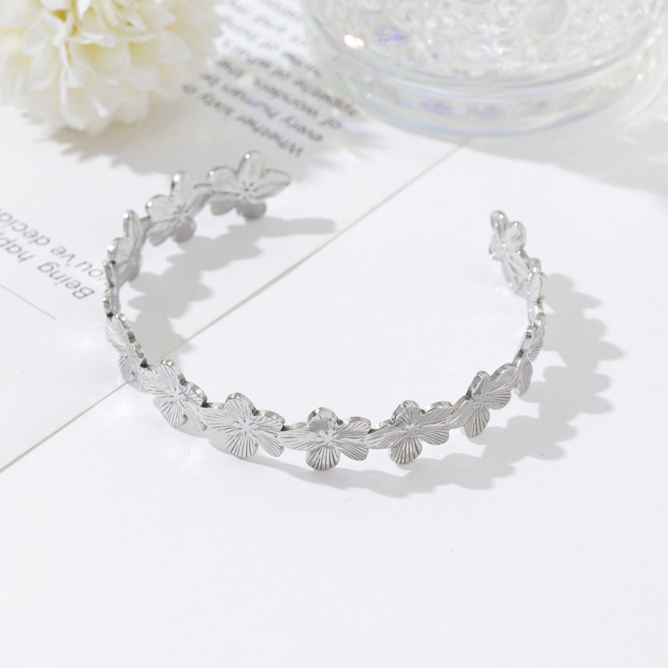 Wild Bloom Bracelet - Silver