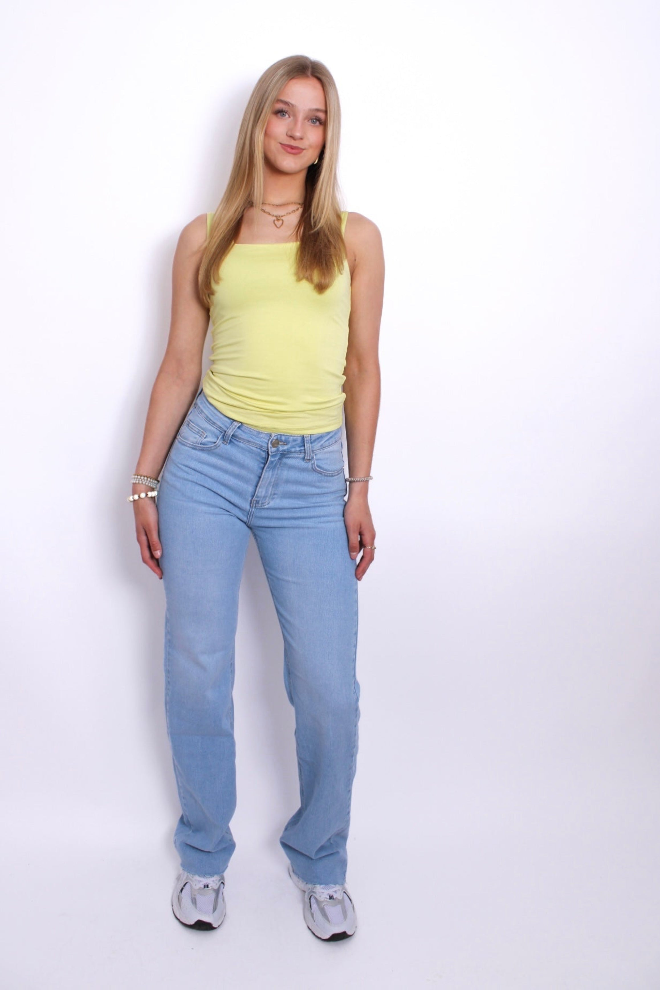 ''TALL'' MID WAIST WIDE LEG JEANS 3153 - DENIM