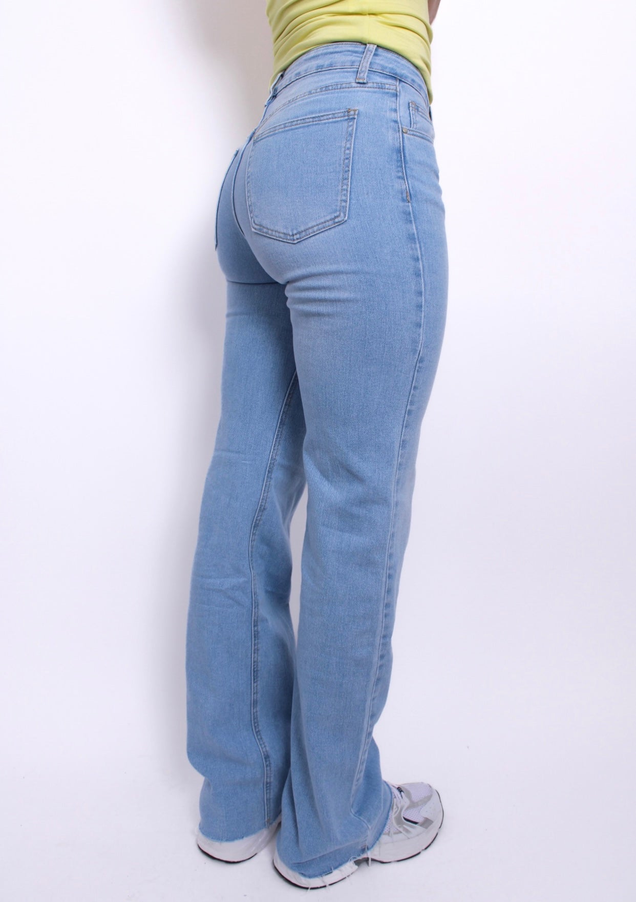 ''TALL'' MID WAIST WIDE LEG JEANS 3153 - DENIM