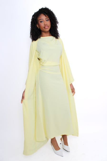 LEYLA SET - BUTTER YELLOW