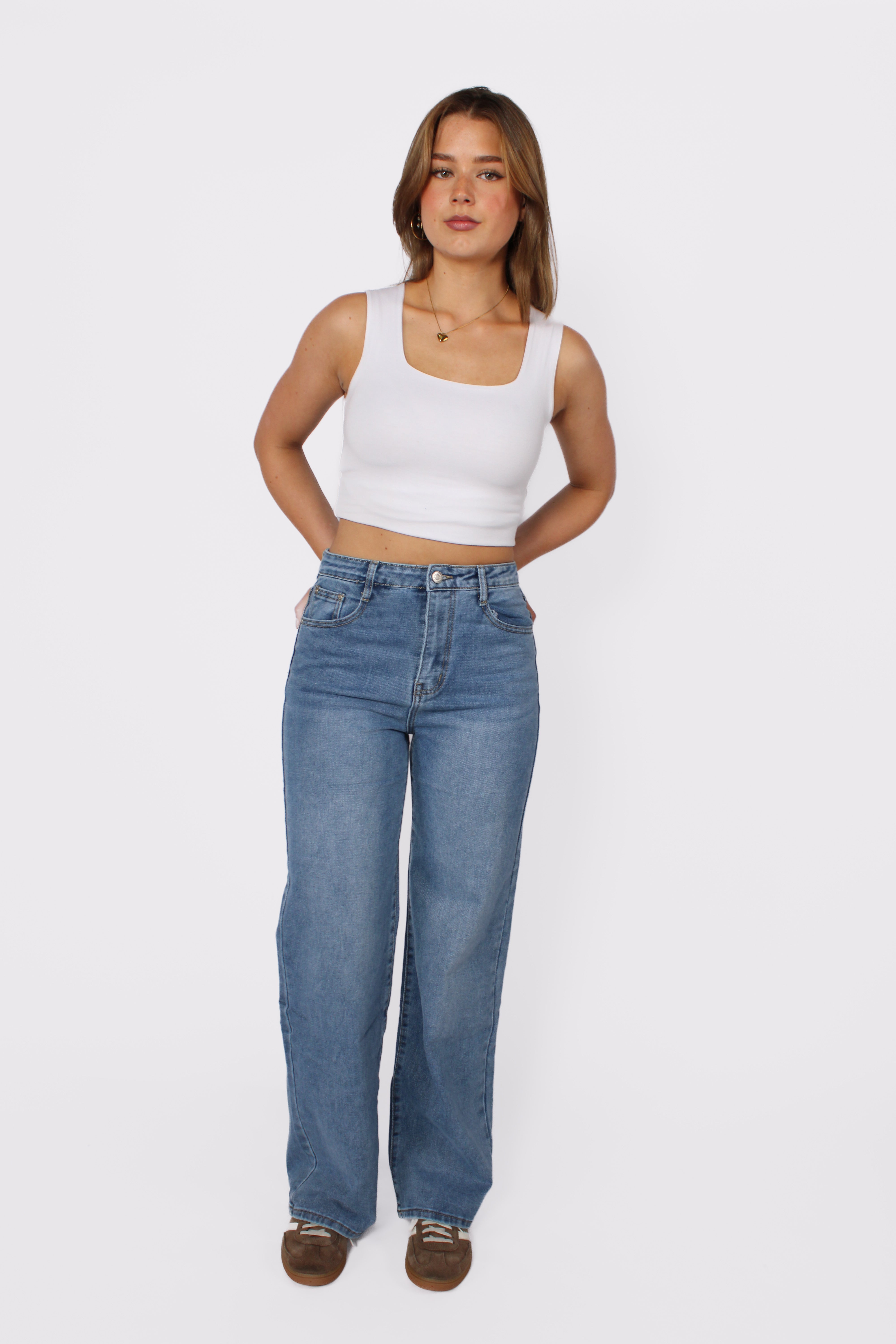 Wide Leg Jeans 5118 - Denim