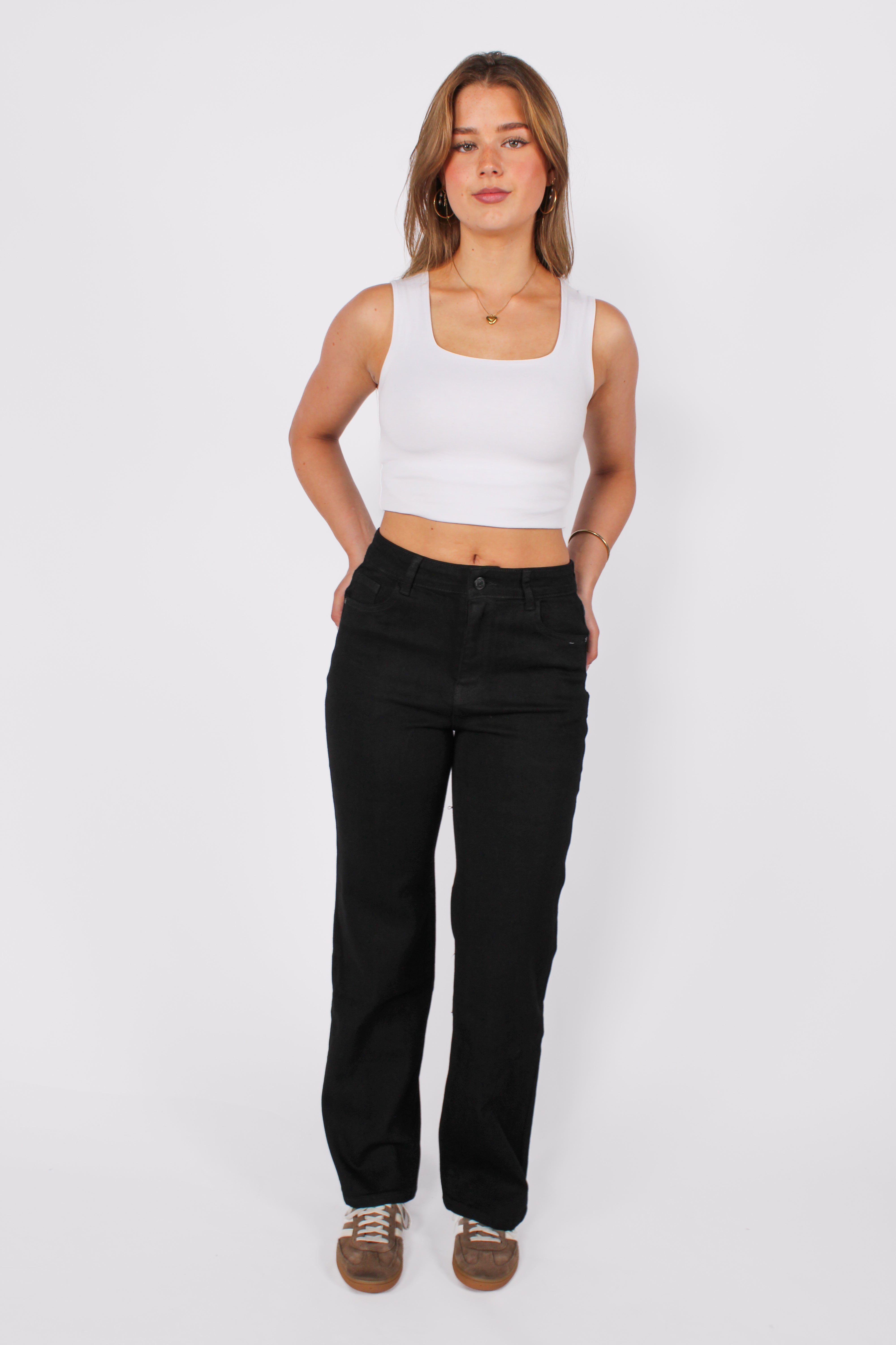 STRAIGHT LEG JEANS 2060 - BLACK