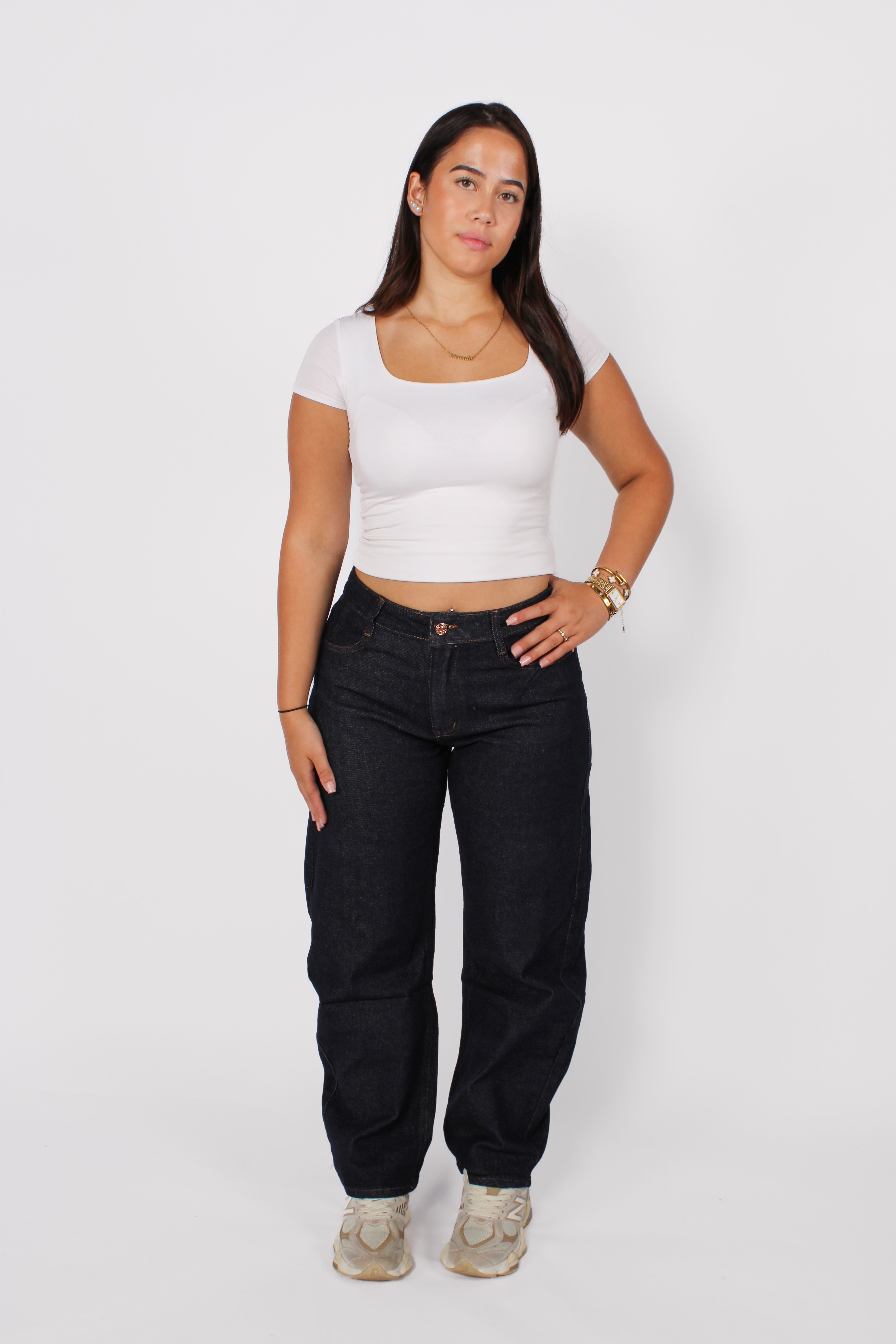 BALLOON JEANS 7296 - DARK DENIM