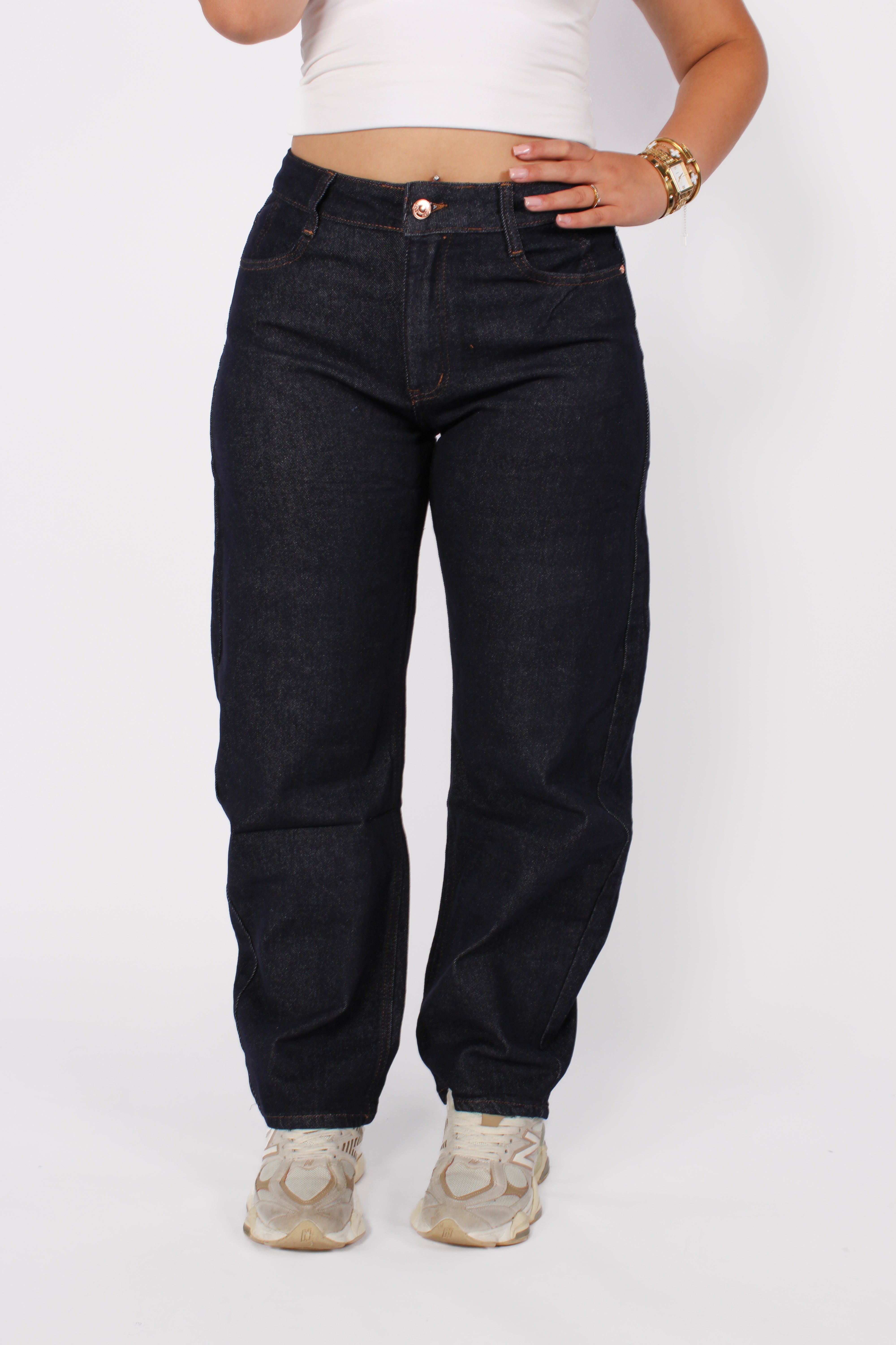 BALLOON JEANS 7296 - DARK DENIM