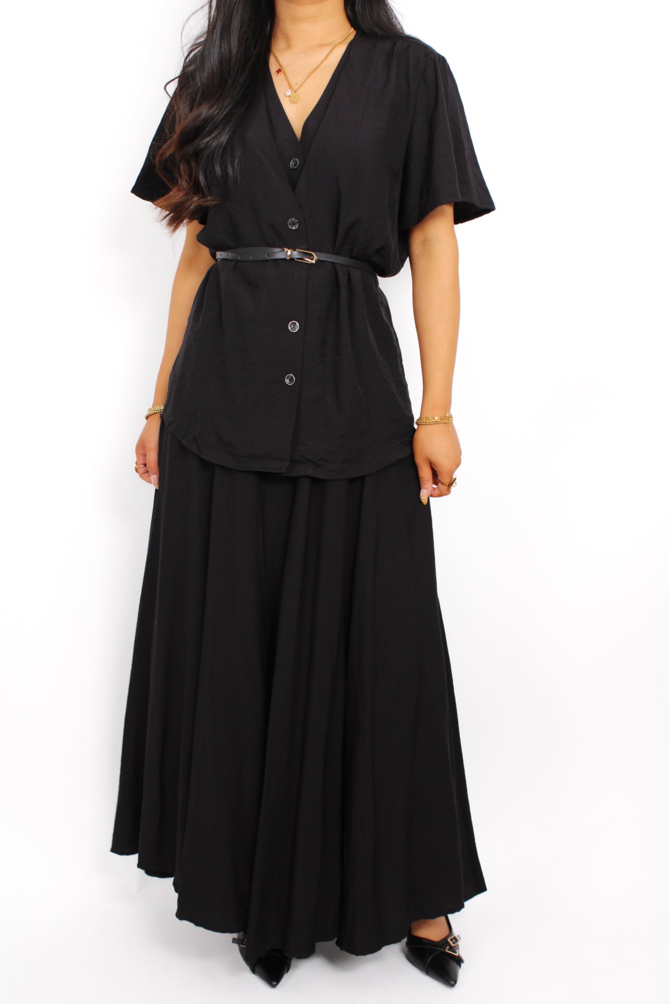 BUCKLE UP SET - BLACK