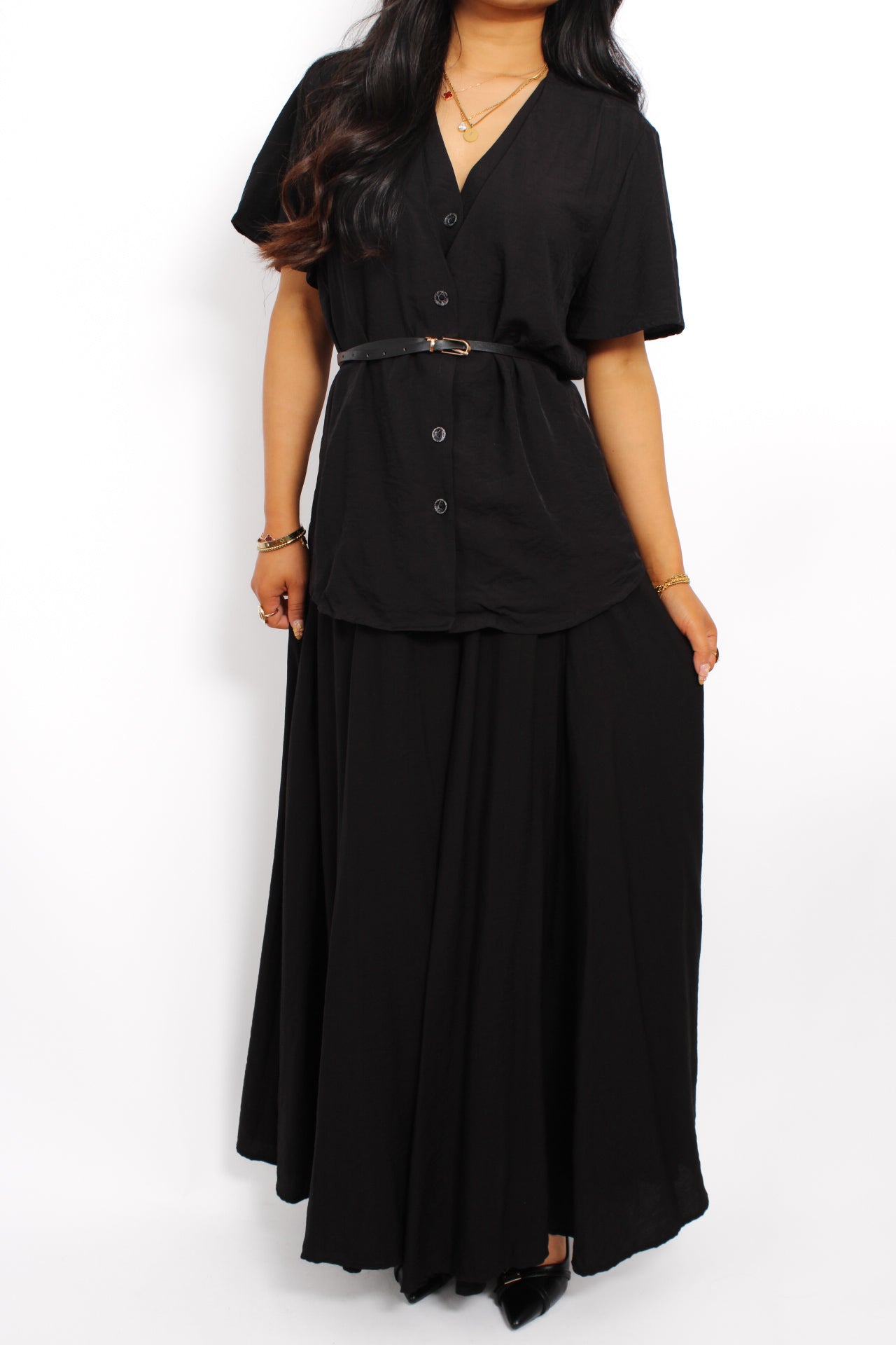 BUCKLE UP SET - BLACK