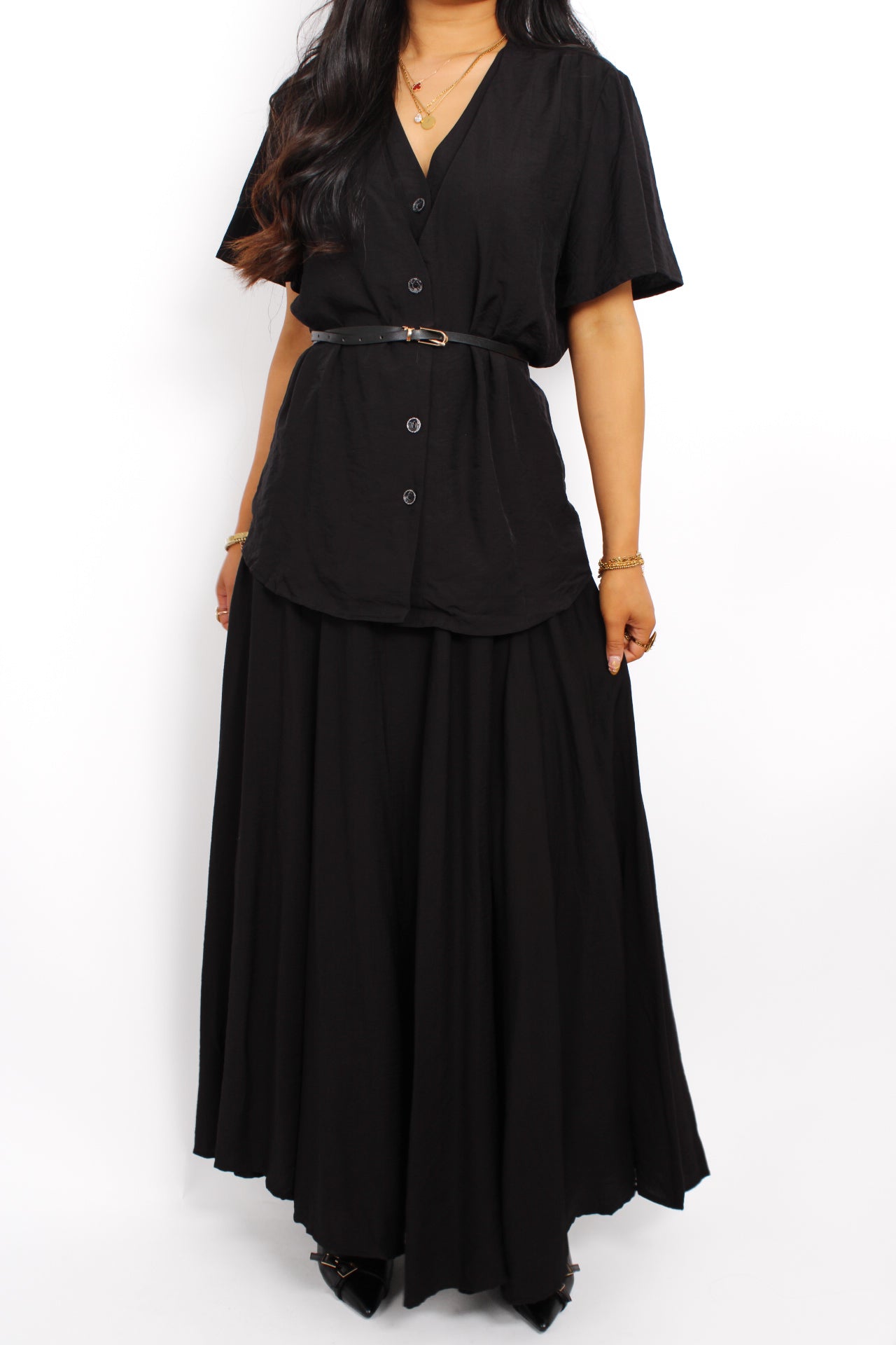 BUCKLE UP SET - BLACK