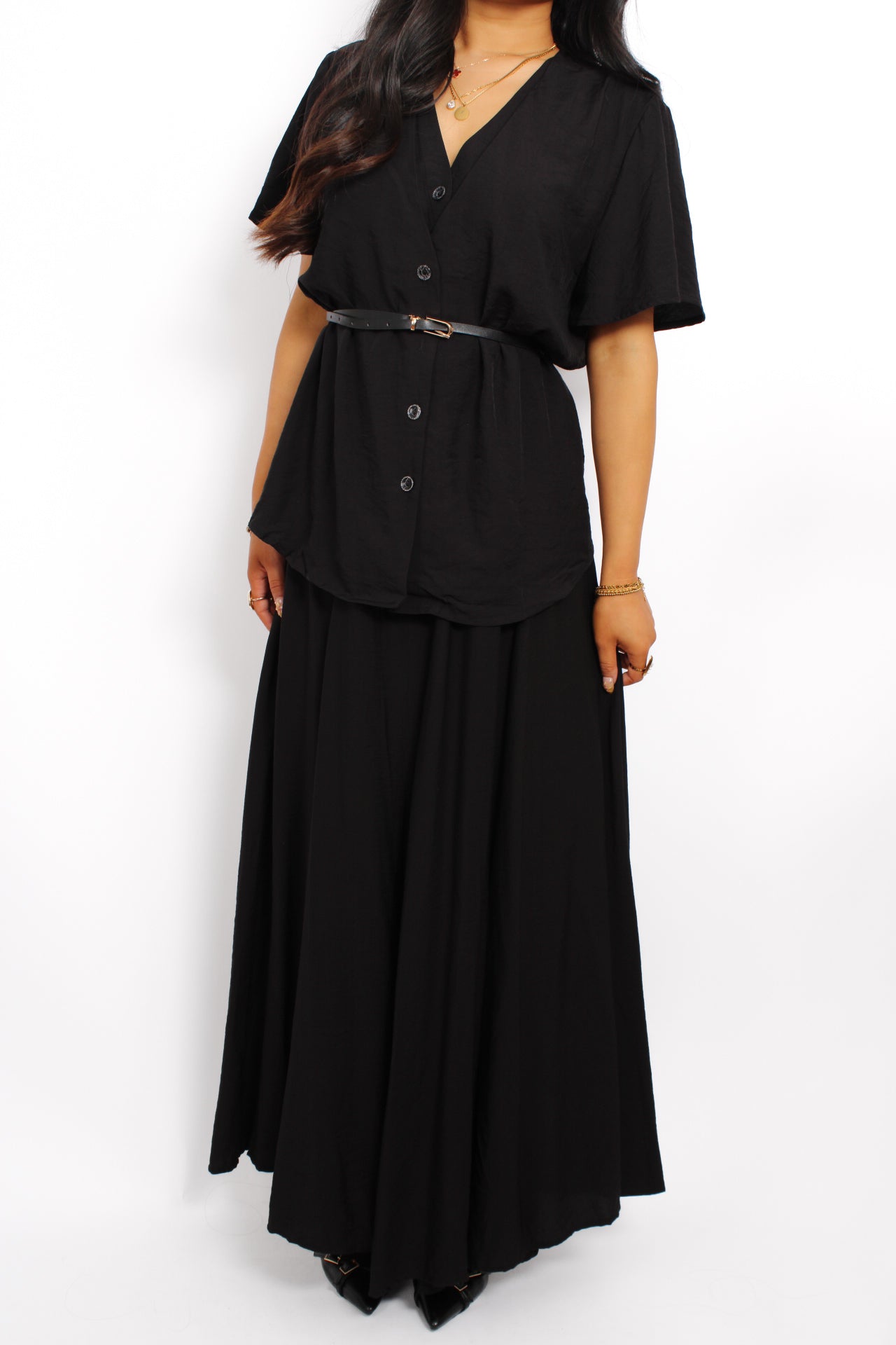 BUCKLE UP SET - BLACK