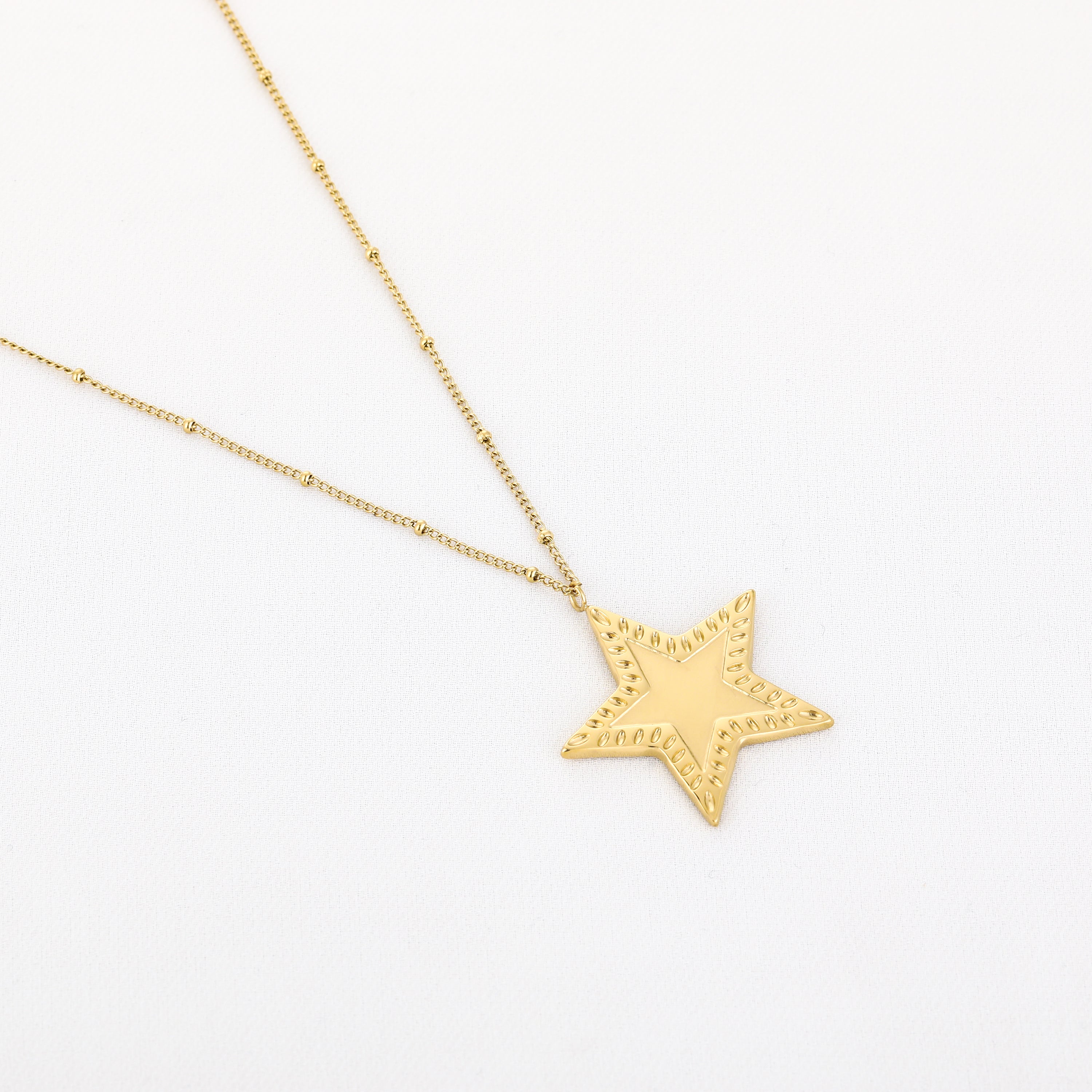 ''EXTRA LONG'' YOU ARE MY STAR NECKLACE - GOLD
