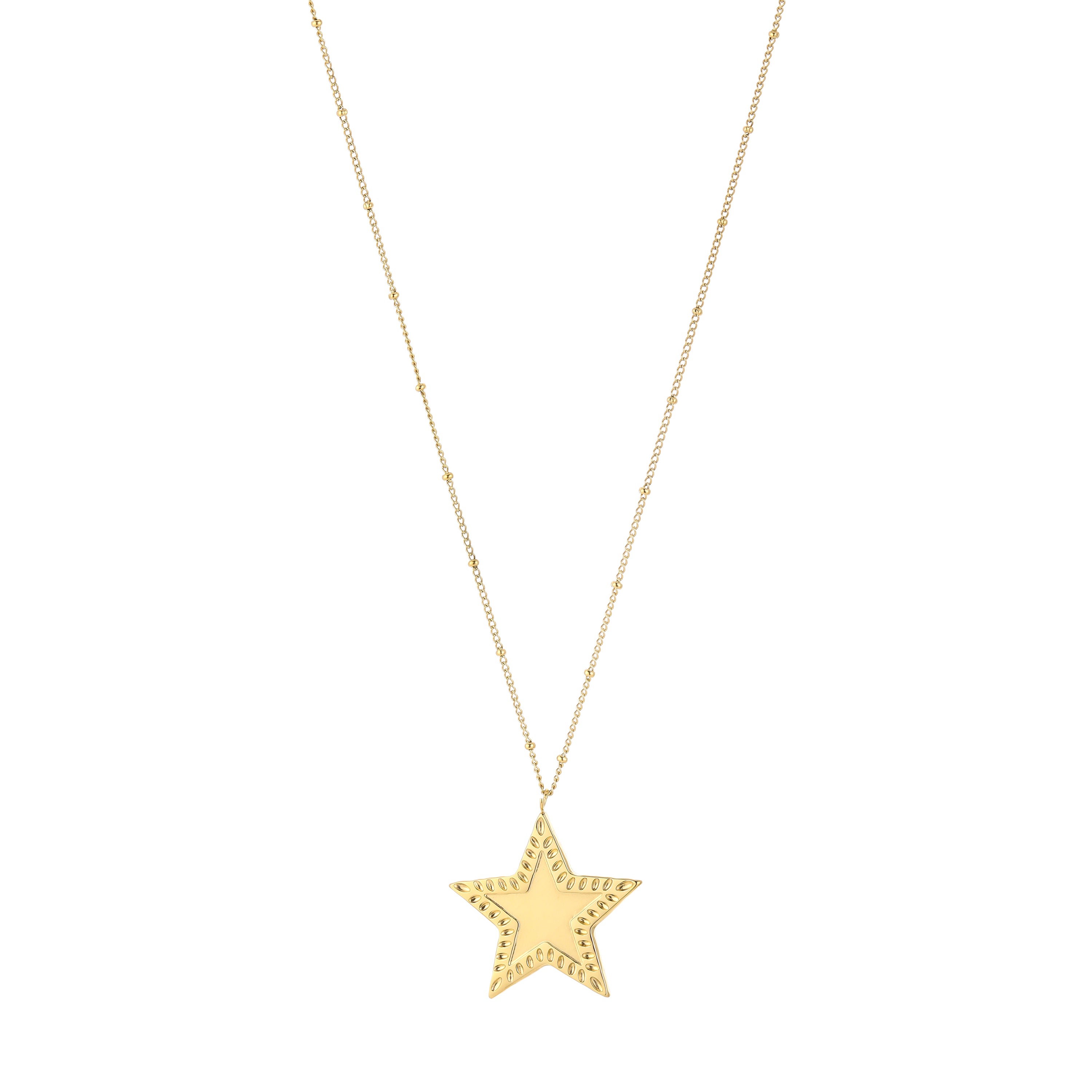 ''EXTRA LONG'' YOU ARE MY STAR NECKLACE - GOLD