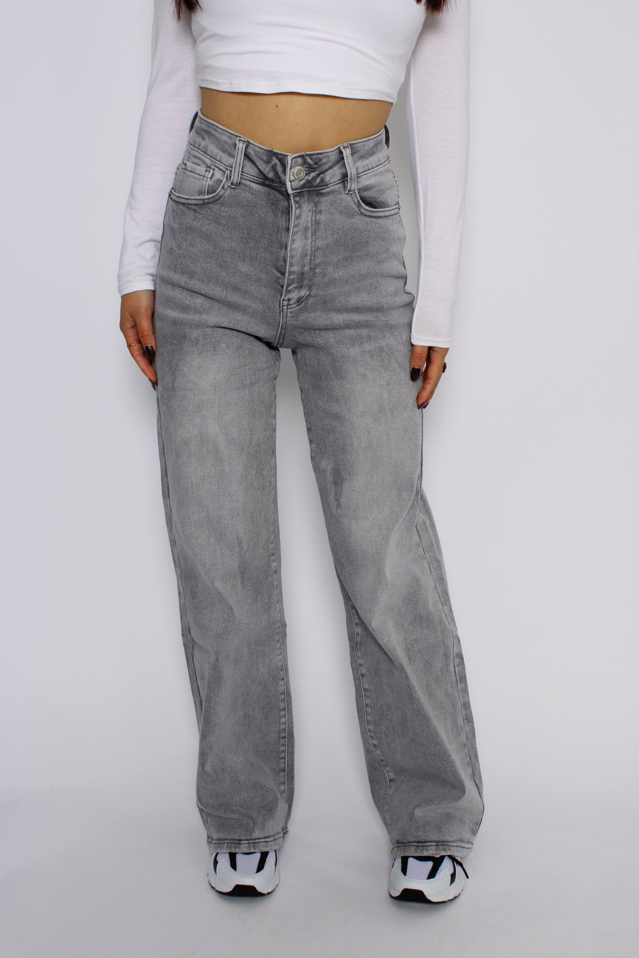DAD FIT JEANS 265 - LIGHT GREY