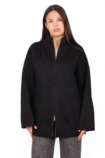 OVERSIZED ZIPPER KNIT