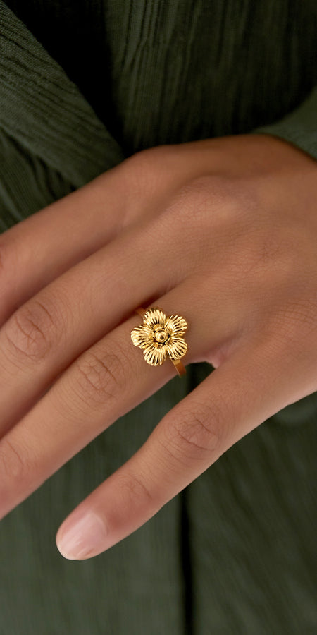 DAISY RING - GOLD