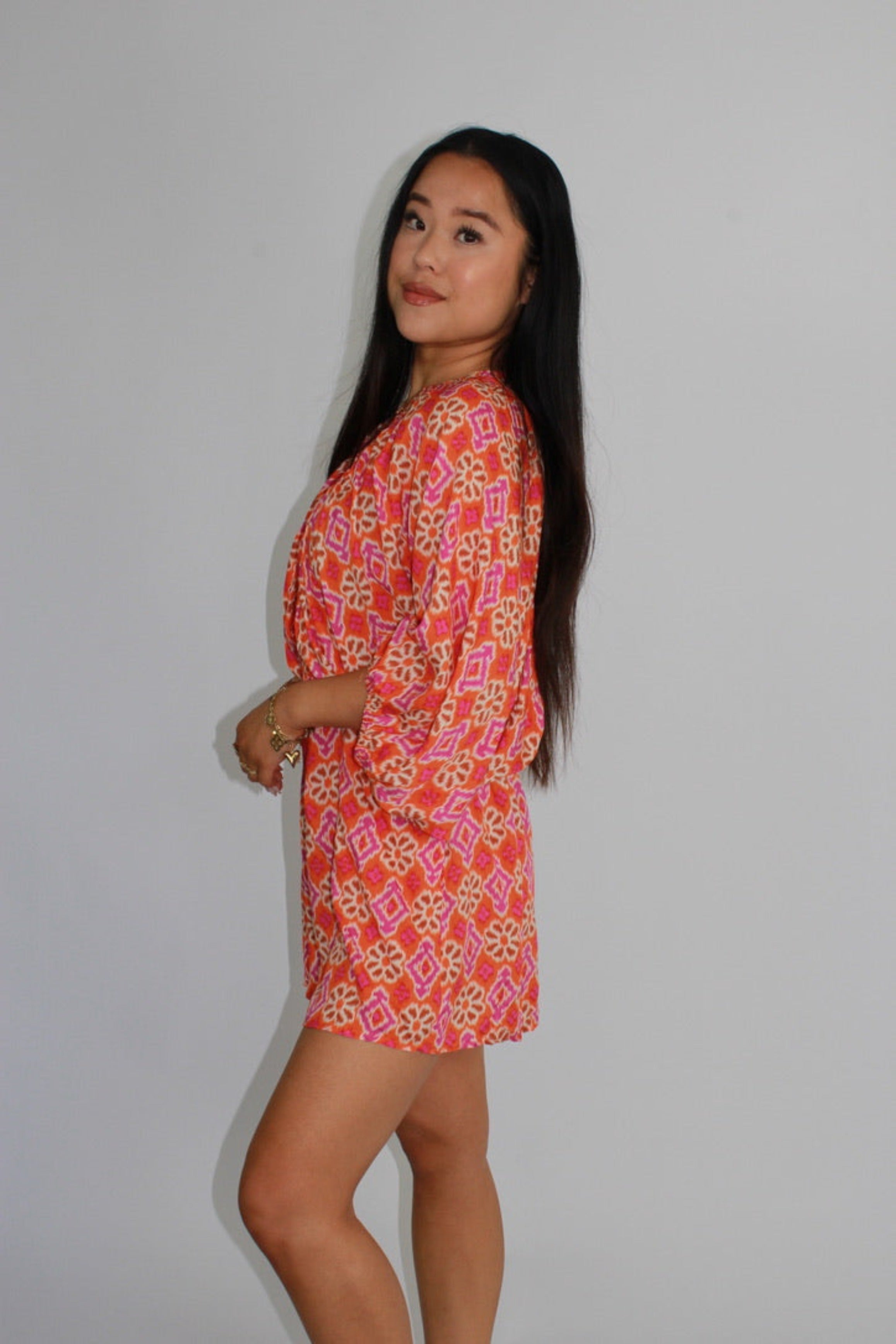 SOFIA PLAYSUIT - ORANGE