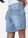DENIM SHORT GREY
