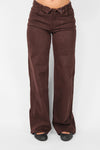 ''TALL'' FOLD OVER JEANS 2032-C