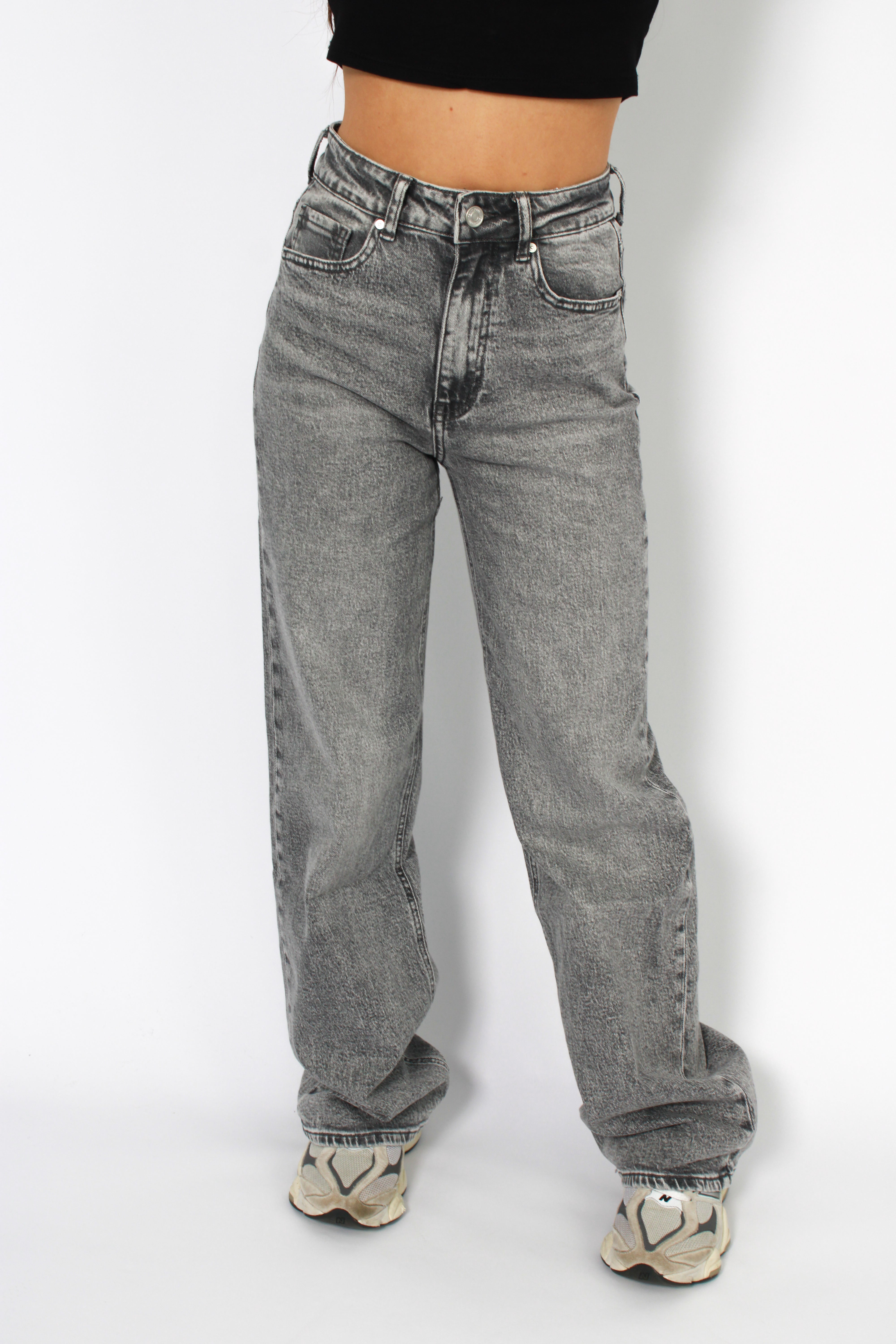 WIDE LEG JEANS 3557 - GREY