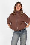 ZIPPER SLEEVELESS HOODIE