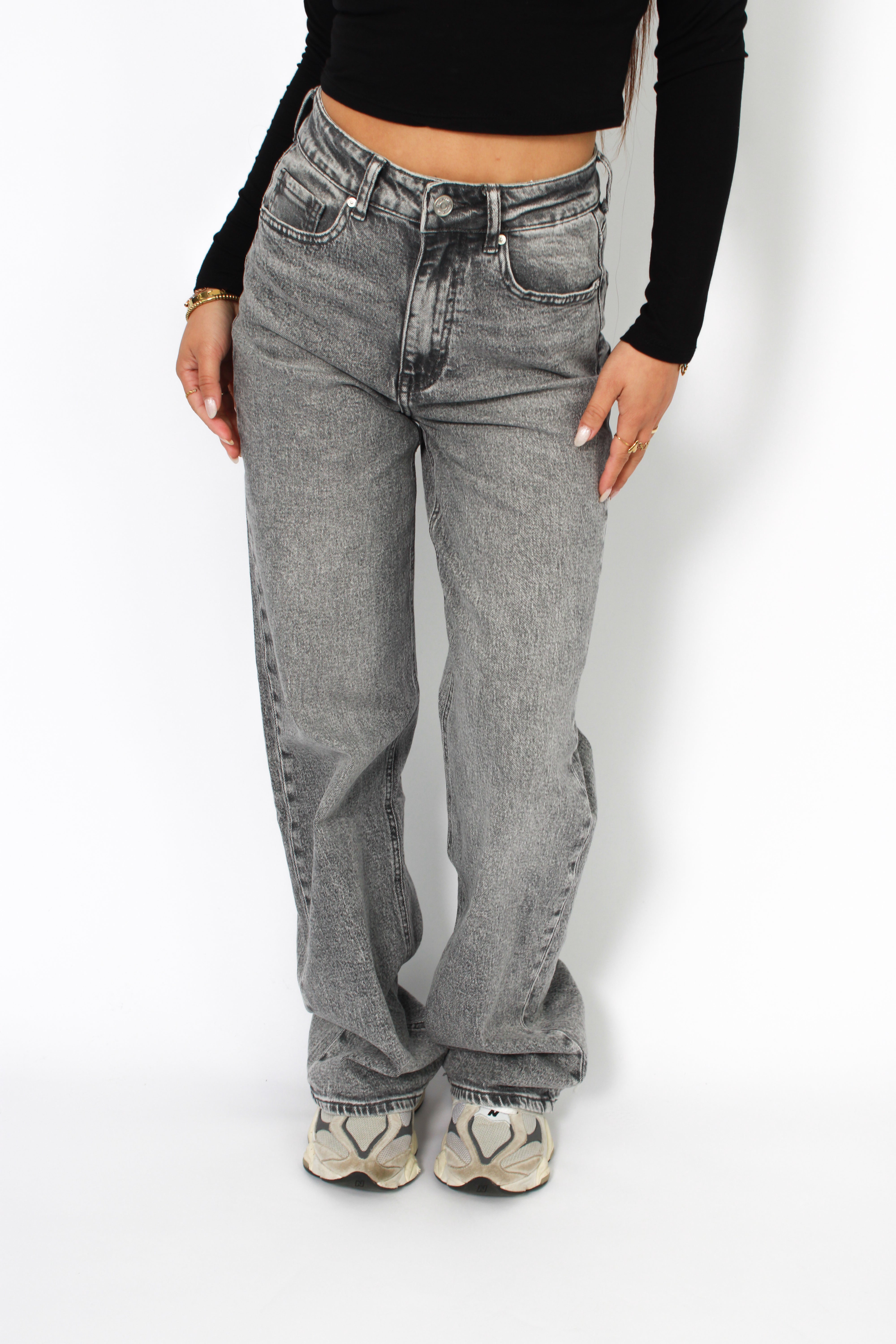 WIDE LEG JEANS 3557 - GREY