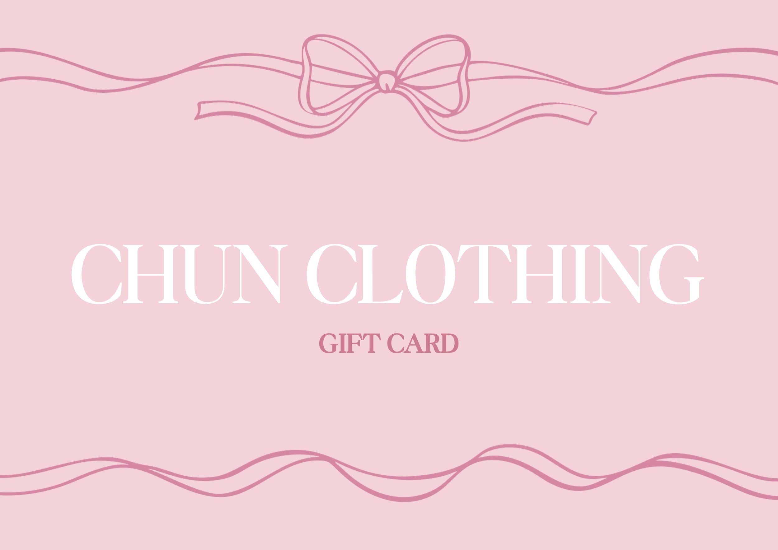CHUN Gift Card