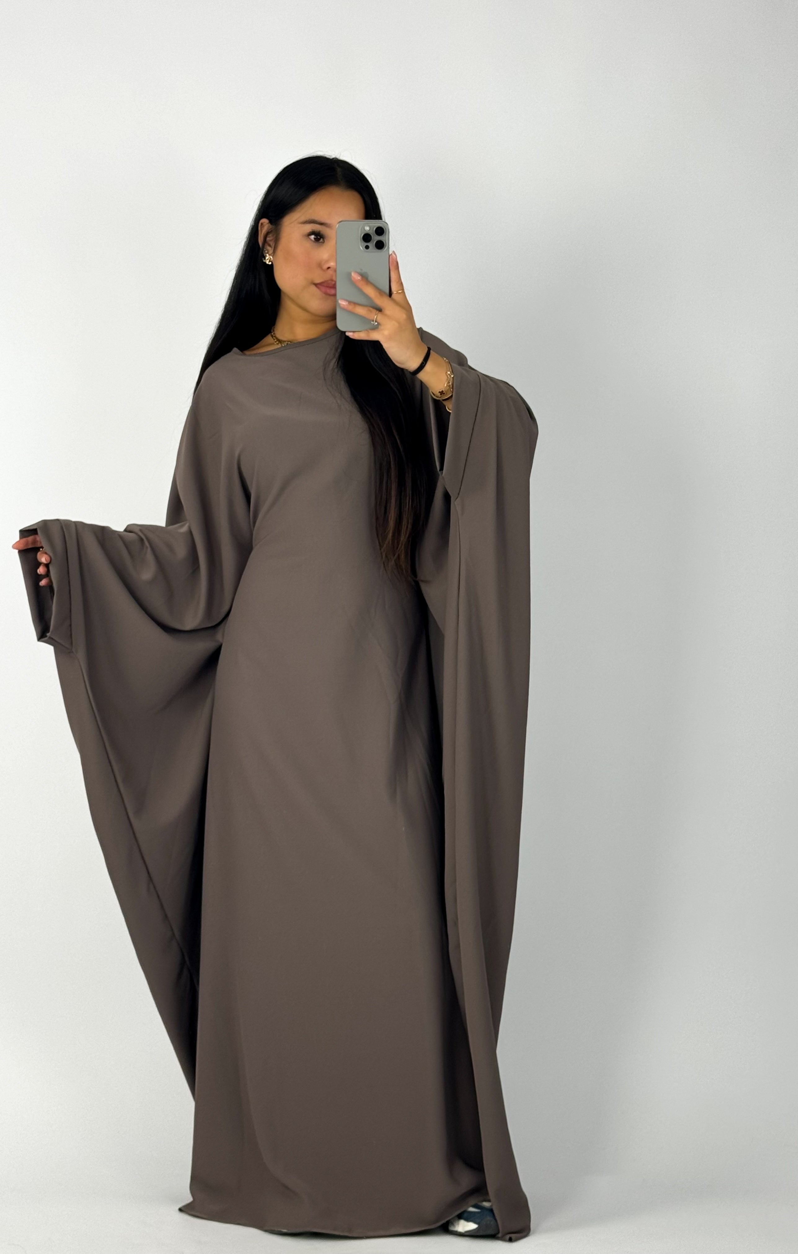 LINA DRESS - TAUPE