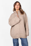 OVERSIZED ZIPPER KNIT