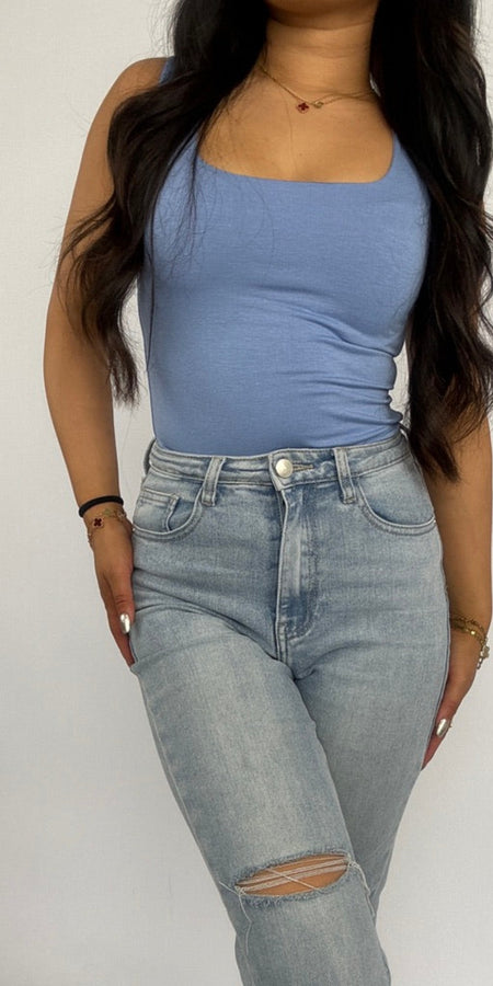 SQUARE TANK TOP - LAVENDEL