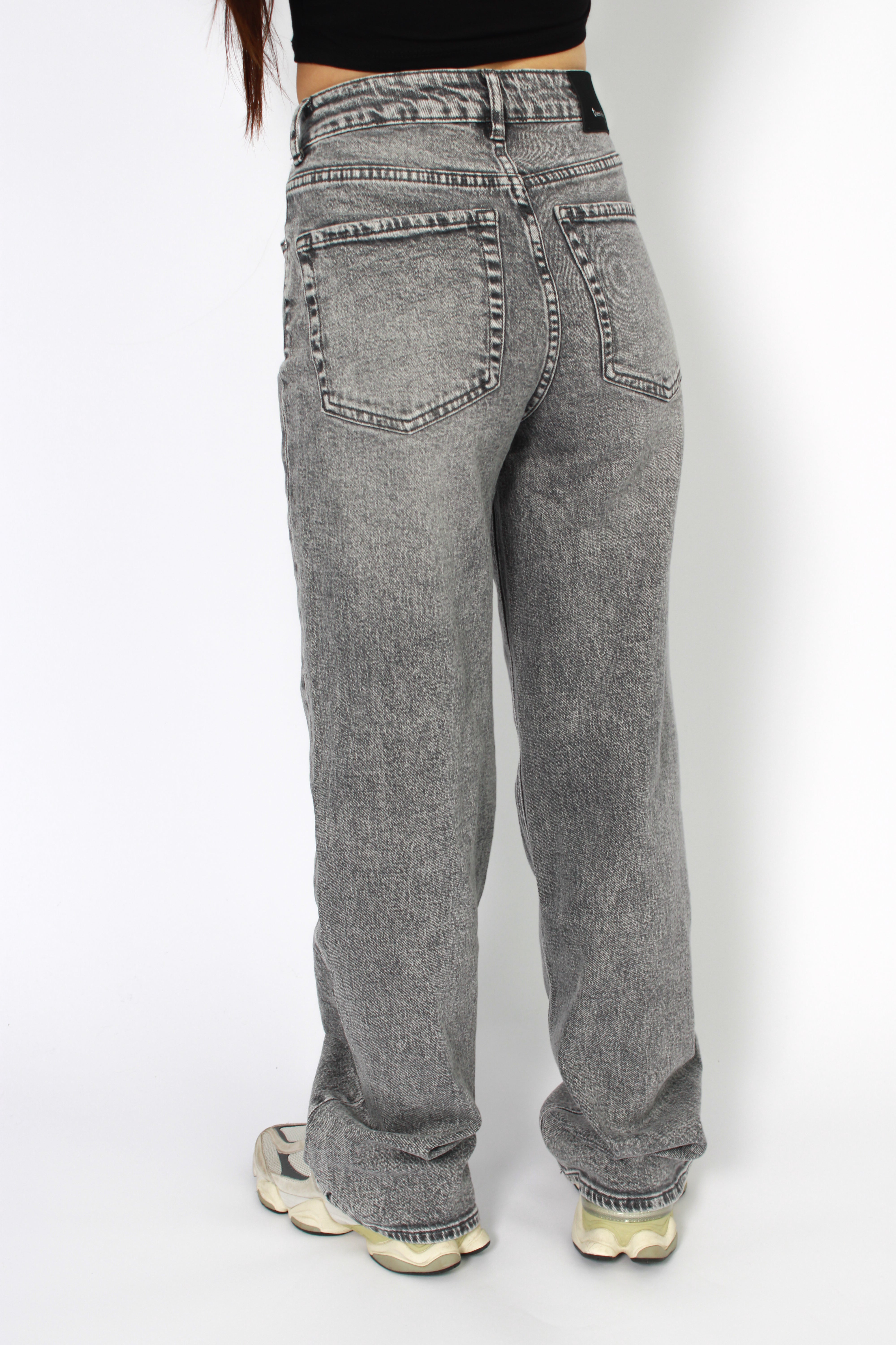 WIDE LEG JEANS 3557 - GREY