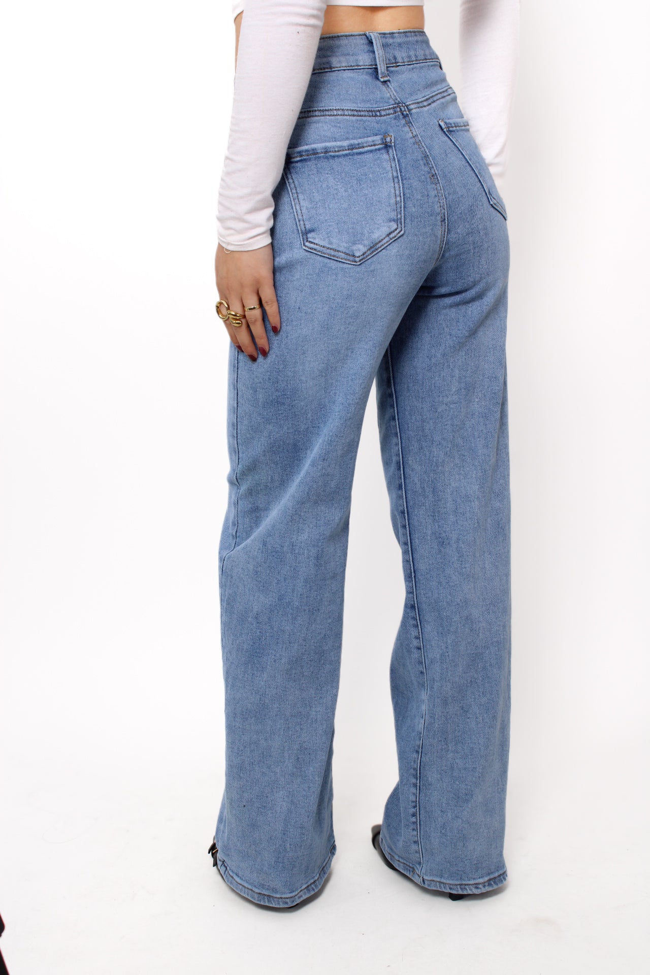 ''PLUSSIZE'' WIDE LEG JEANS 2786/2787 - DENIM