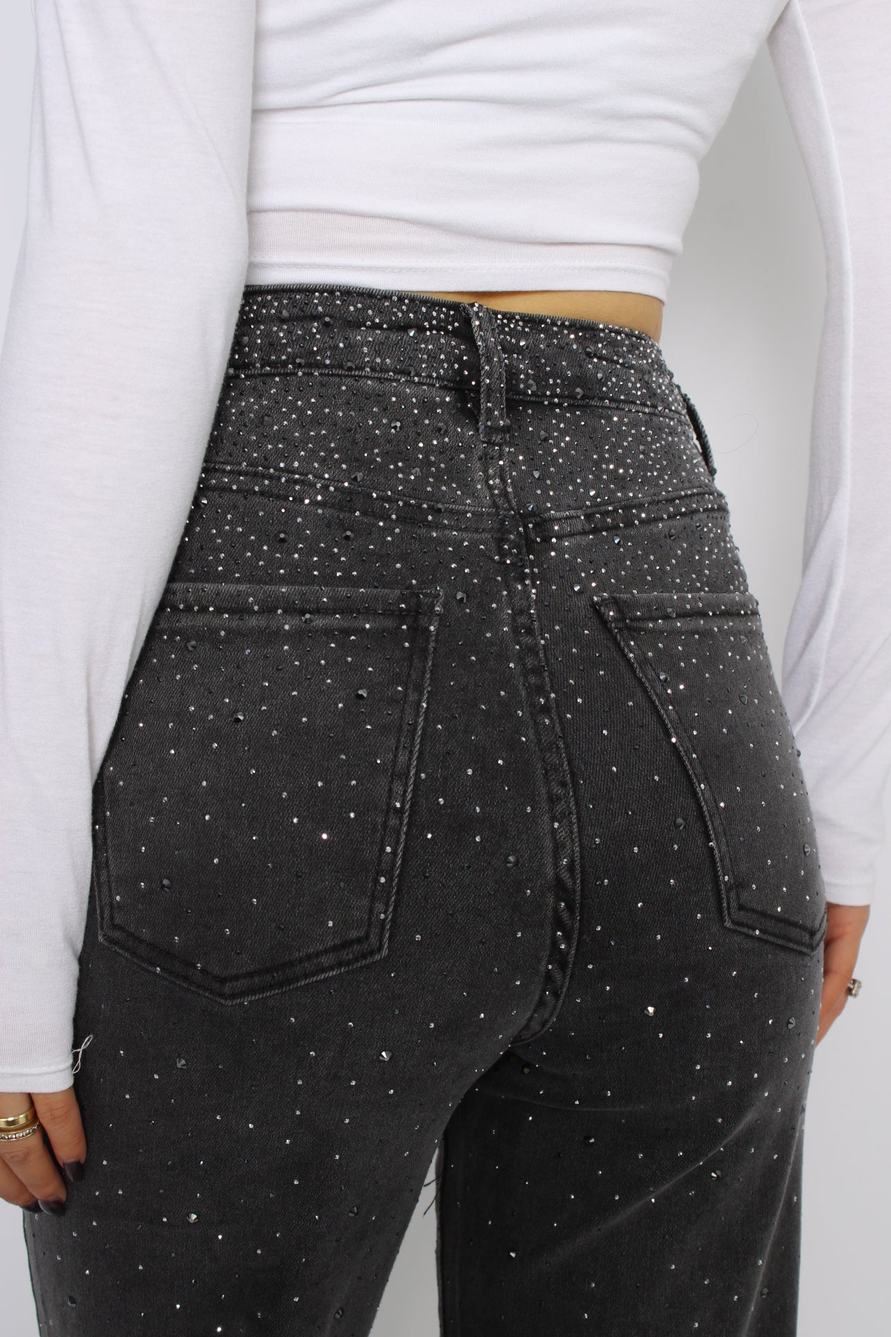 STRAIGHT LEG JEANS 327 - DARK GREY