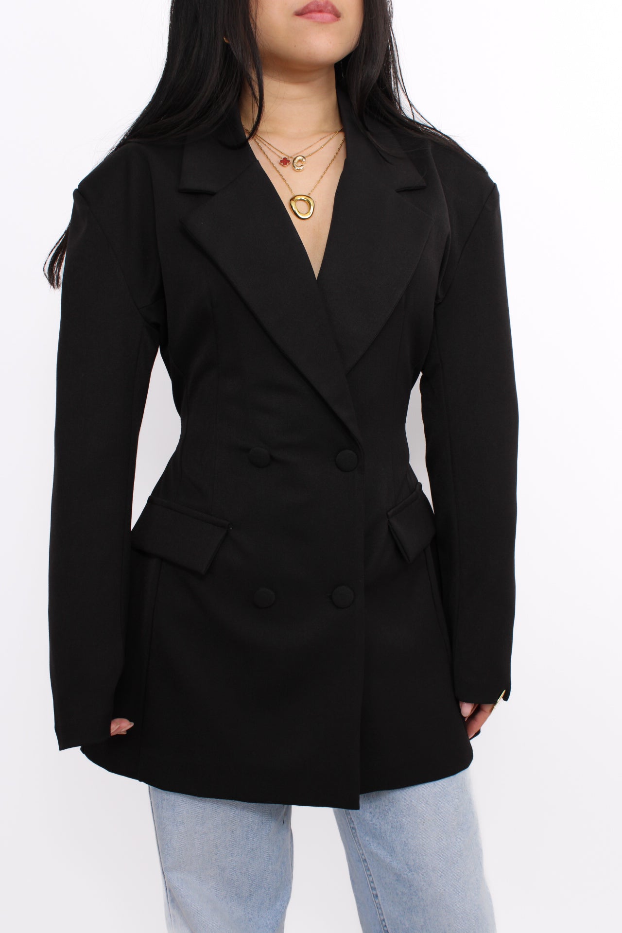 PAIGE BLAZER - BLACK