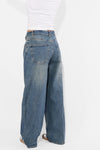 ''PETITE'' BALLOON FOLD OVER JEANS 1645