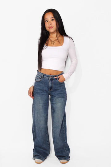 WIDE LEG JEANS 323-1L