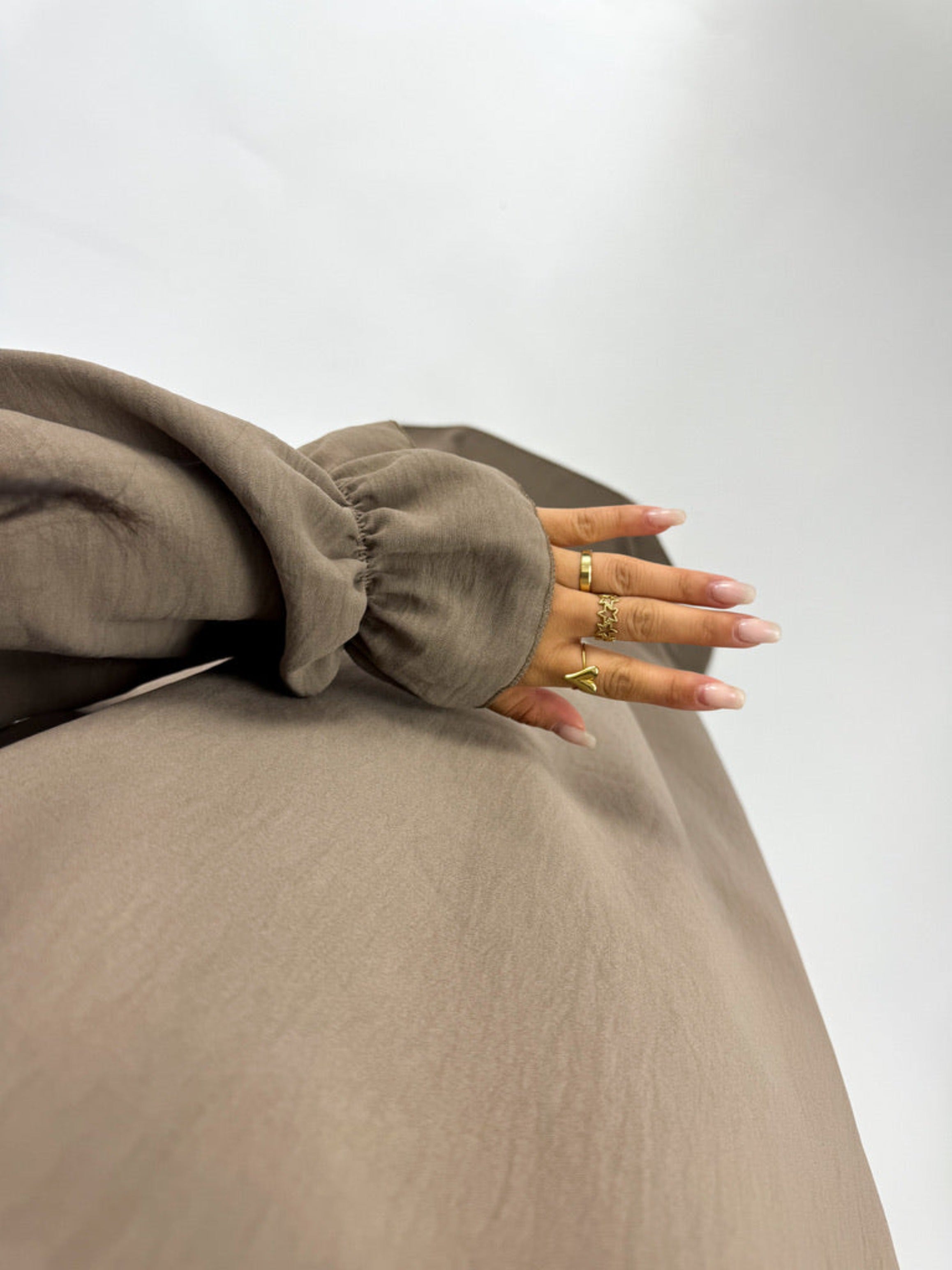 BEYZA DRESS - TAUPE