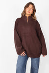 OVERSIZED ZIPPER KNIT