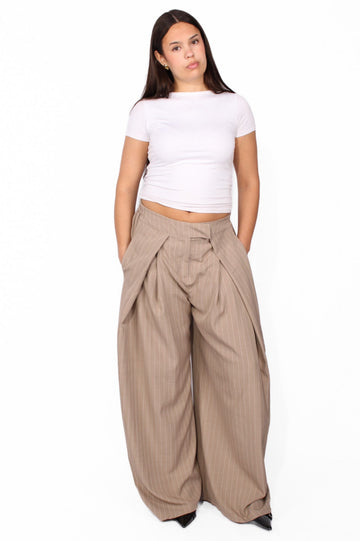 MADISON PINSTRIPE TROUSER
