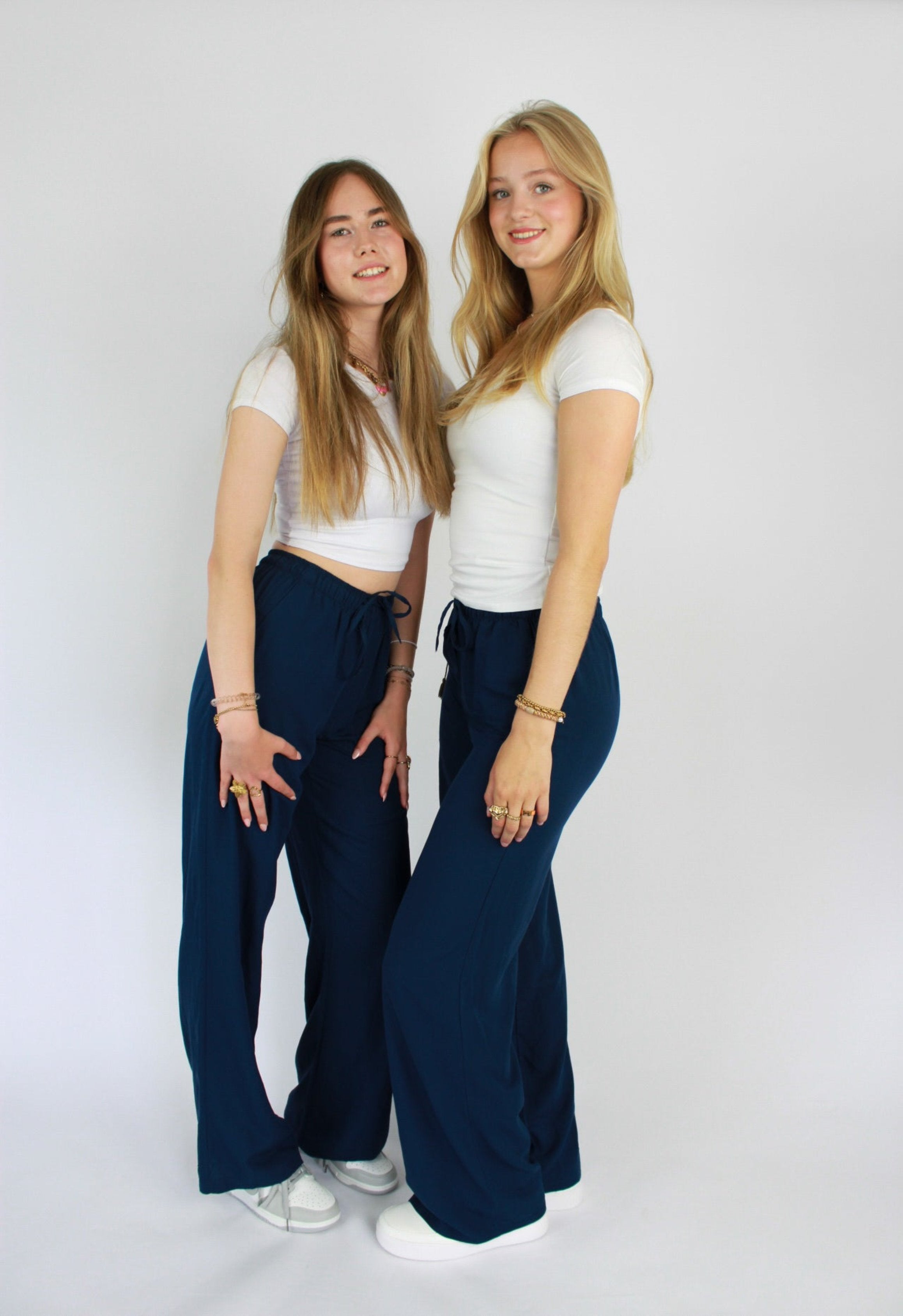 ''TALL'' LINEN PANTS - NAVY