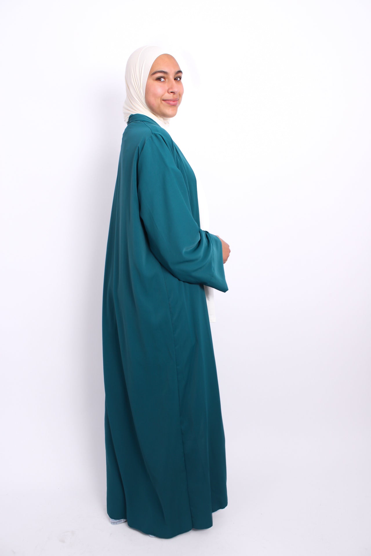 SILKY KIMONO - TEAL