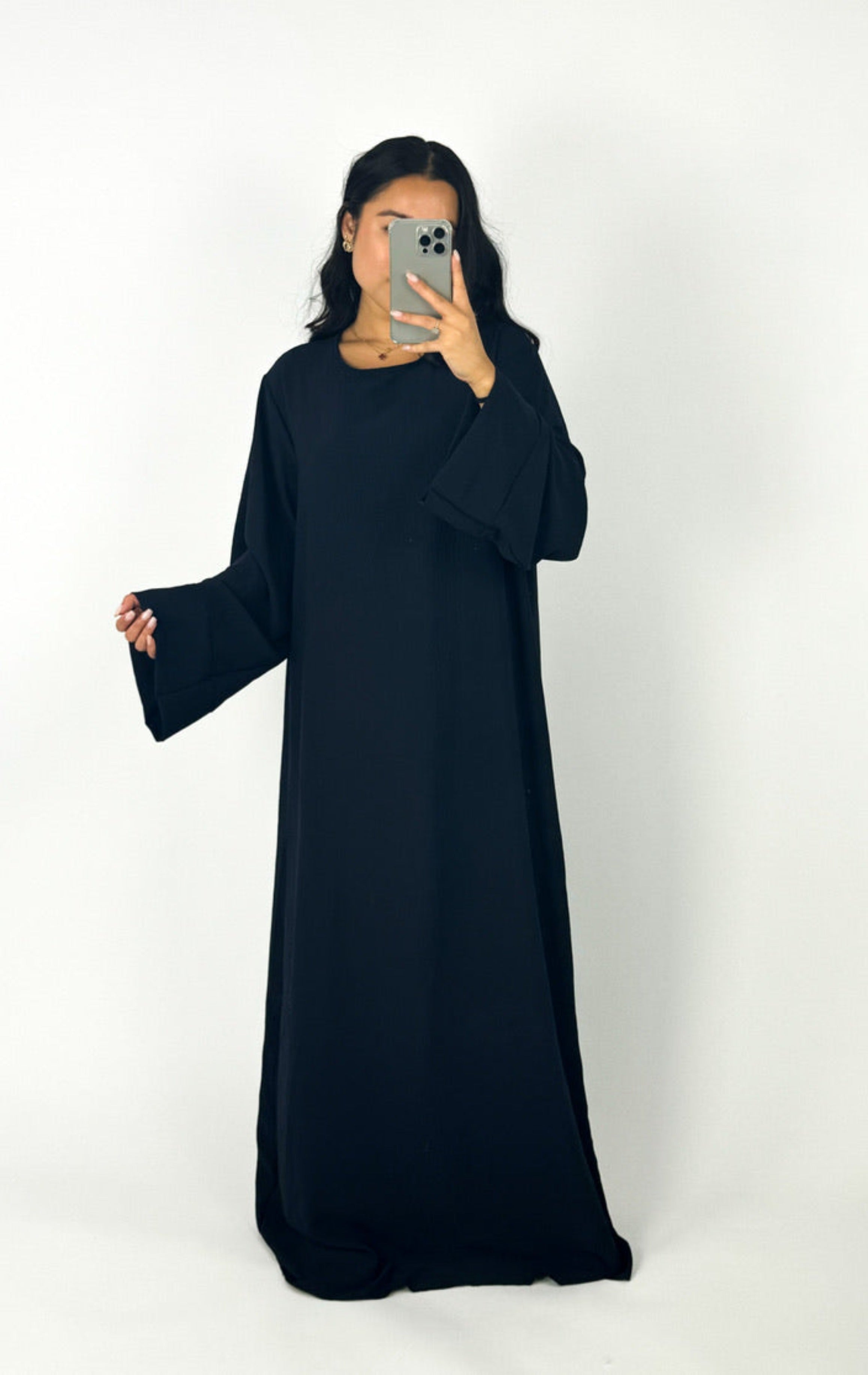 MERVE DRESS - NAVY