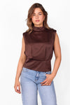 CHIC SATIN TOP