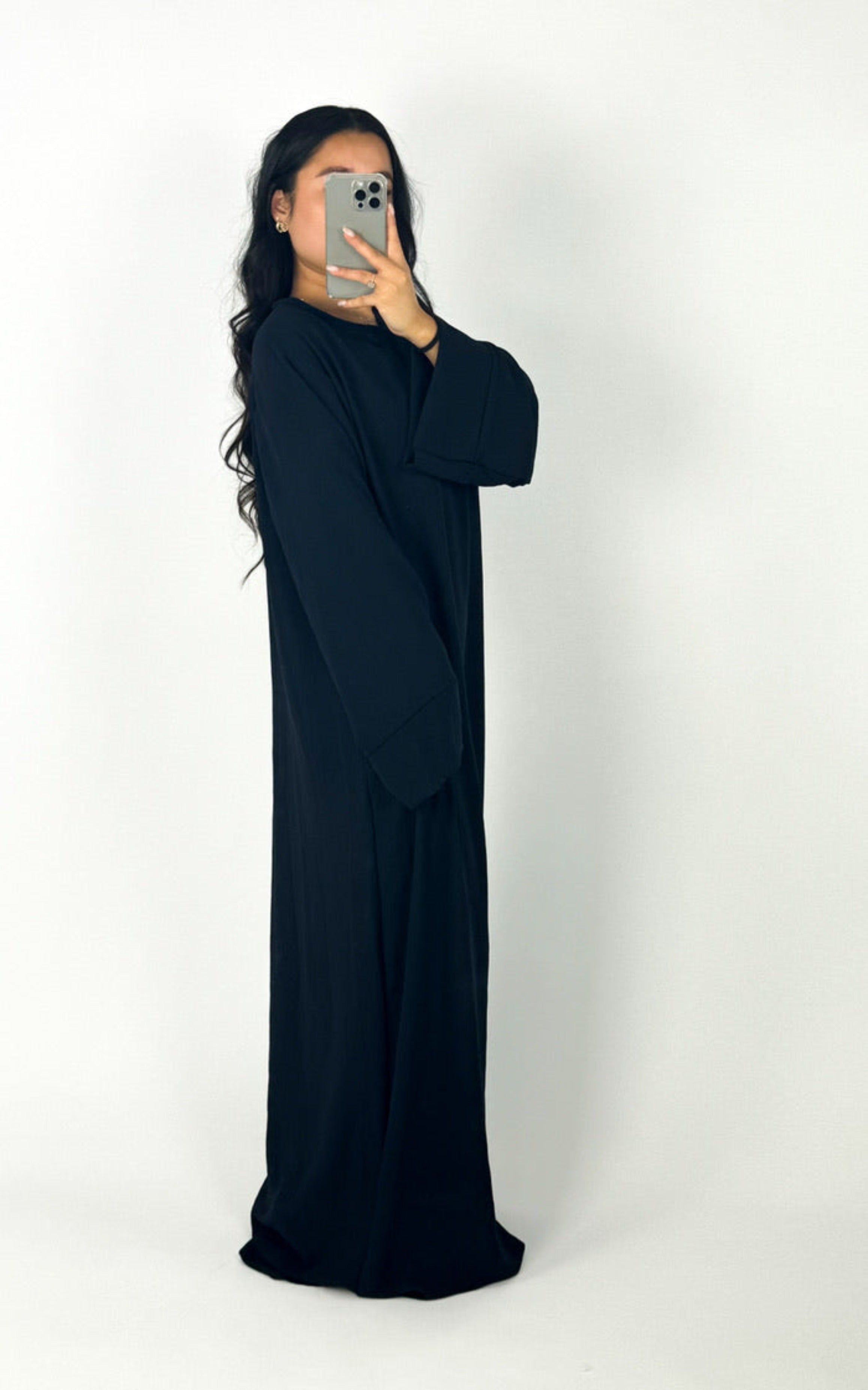 MERVE DRESS - NAVY