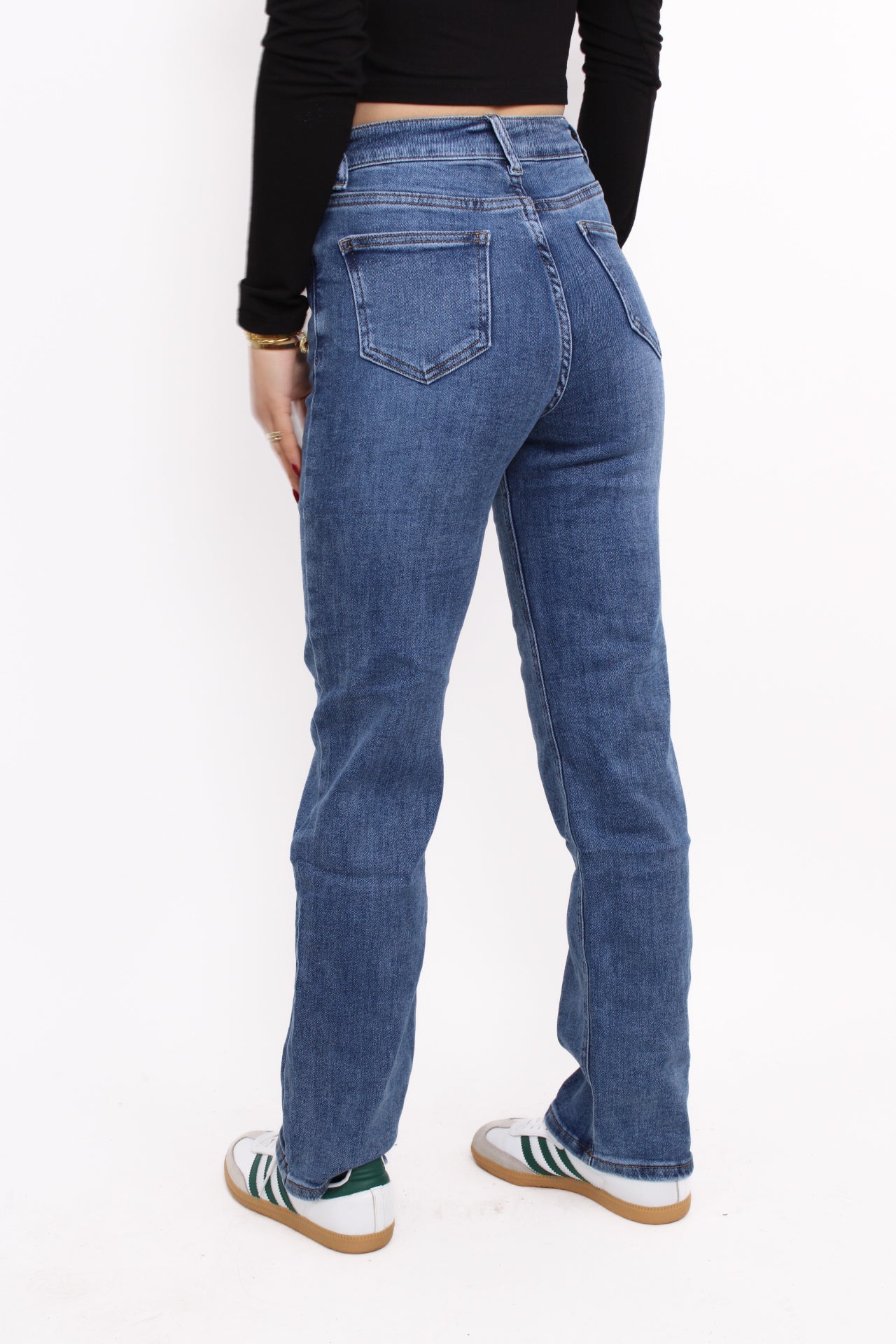 ''PETITE'' STRAIGHT LEG JEANS 5360-3 - DENIM