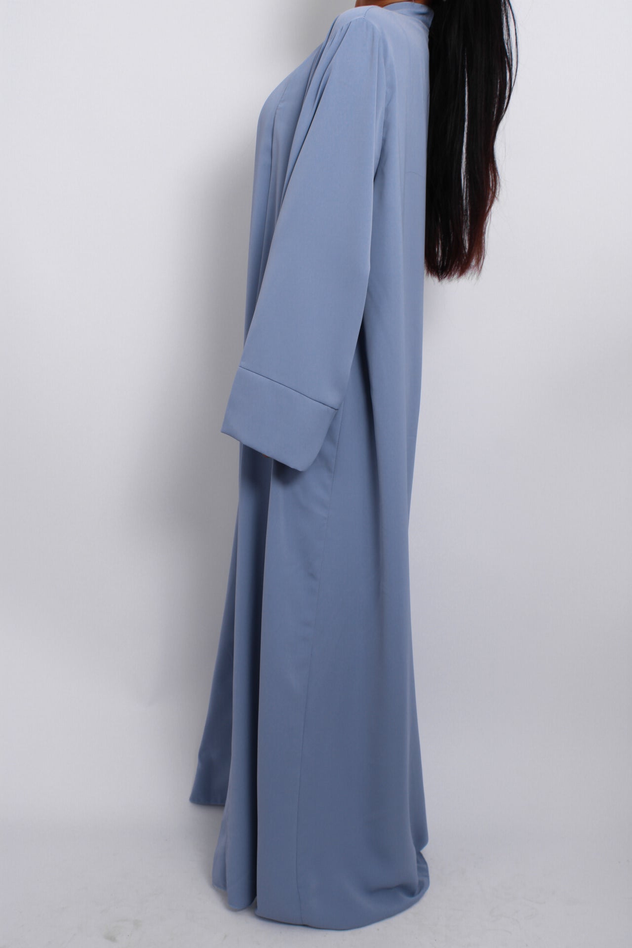 SILKY KIMONO - DENIM BLUE