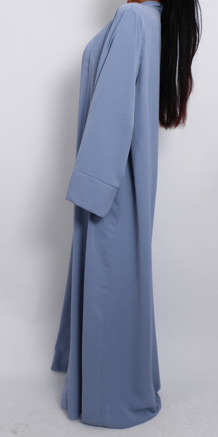 SILKY KIMONO - DENIM BLUE 