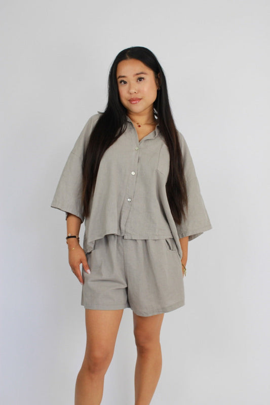 SECOND CHANCE - LINEN SET TAUPE