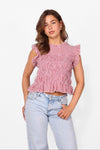 PICNIC SMOCK TOP