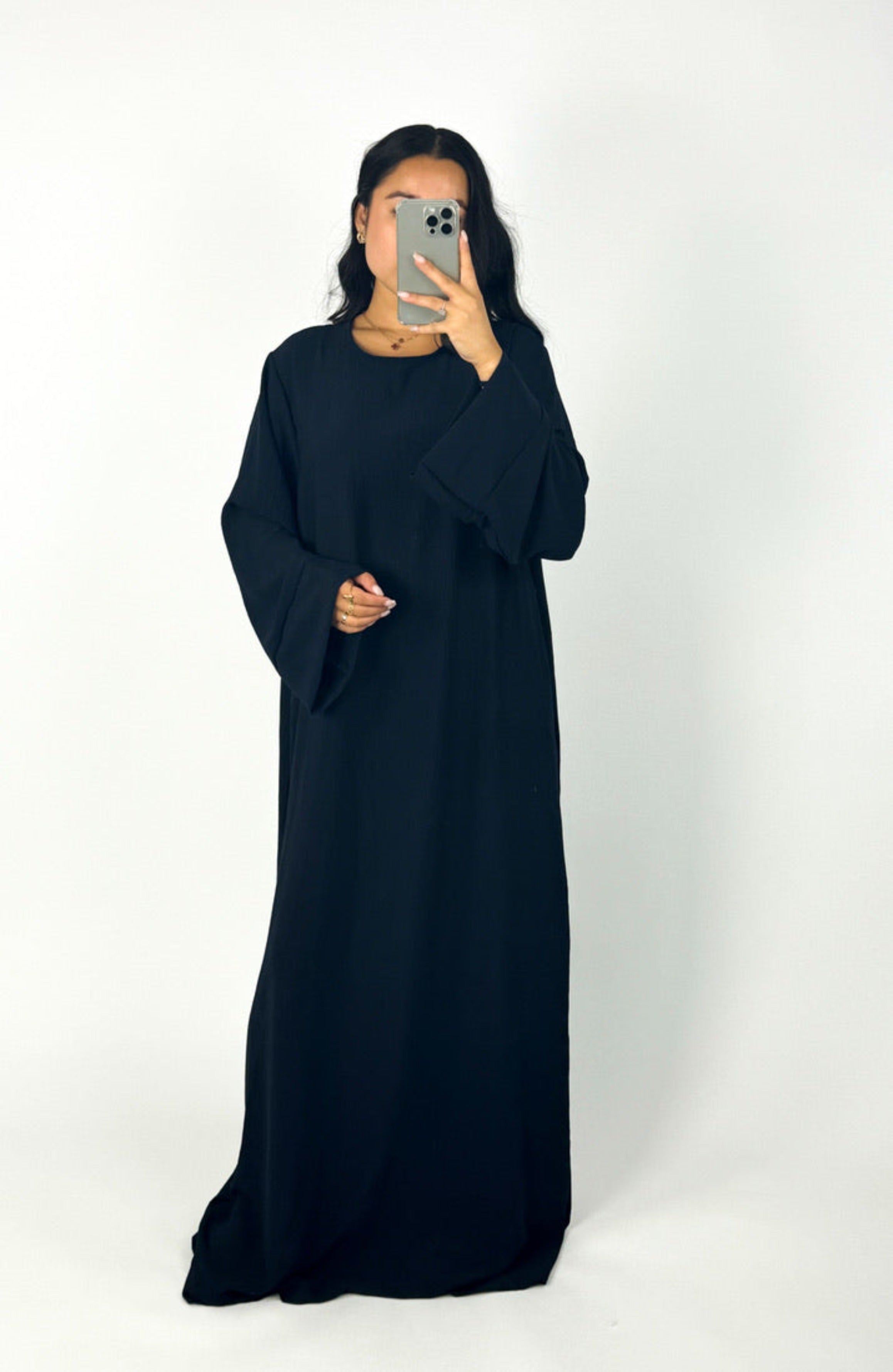 MERVE DRESS - NAVY