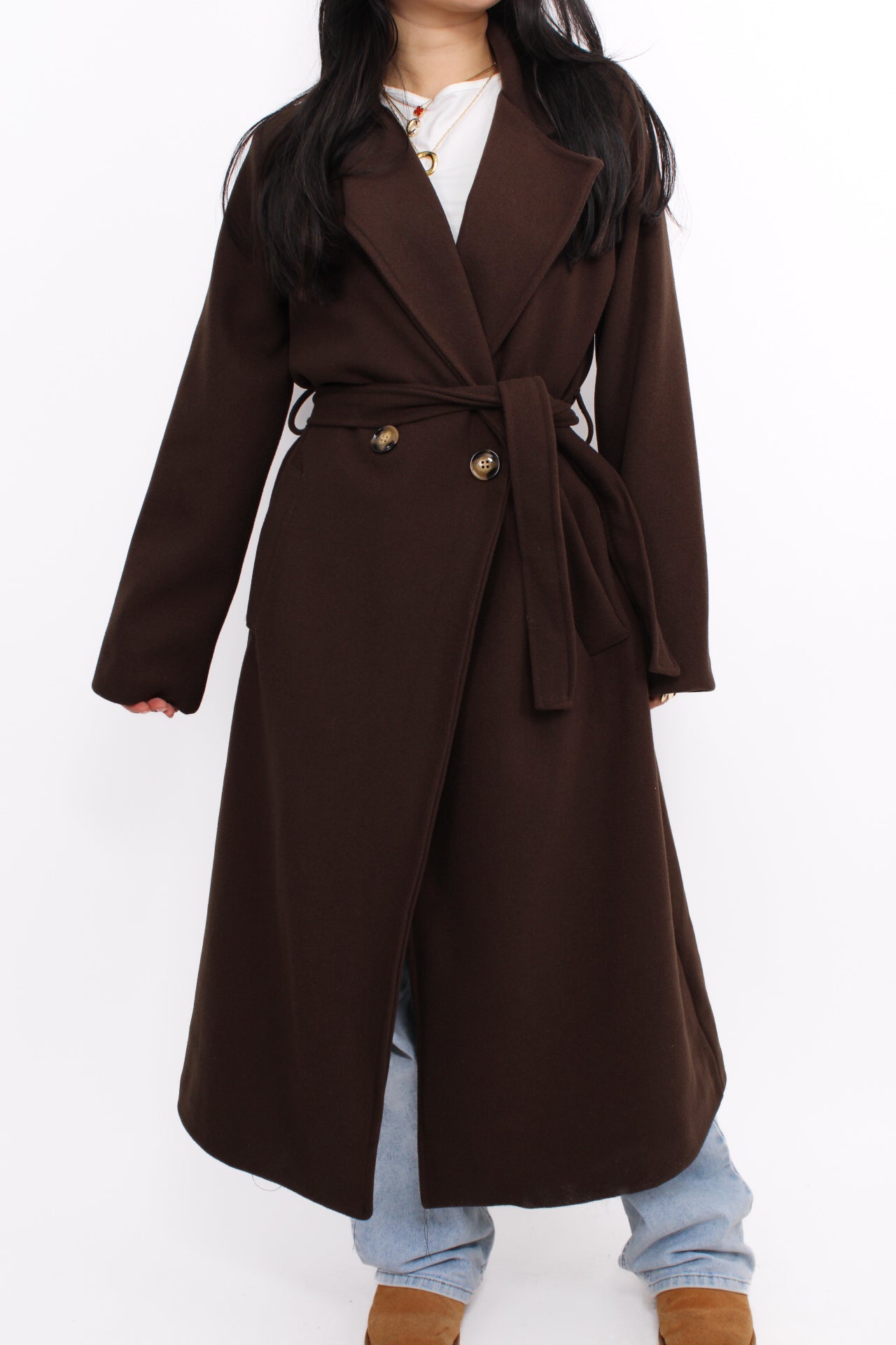 CLEO COAT - BROWN